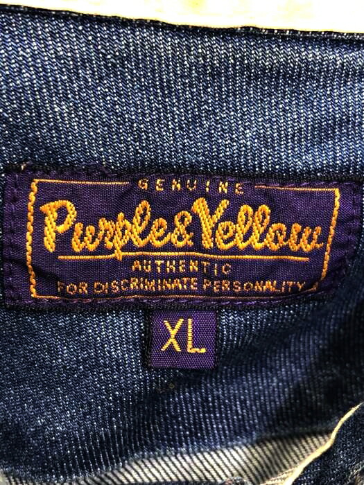 楽天市場 Purple Yellow パープルアンドイエロー デニムシャツ メンズ 青系 Jpn Xl 日本サイズ Xl 相当 ウエスタンシャツ 中古 ブランド古着バズストアbazzstore 1611 Bazzstore ブランド古着バズストア