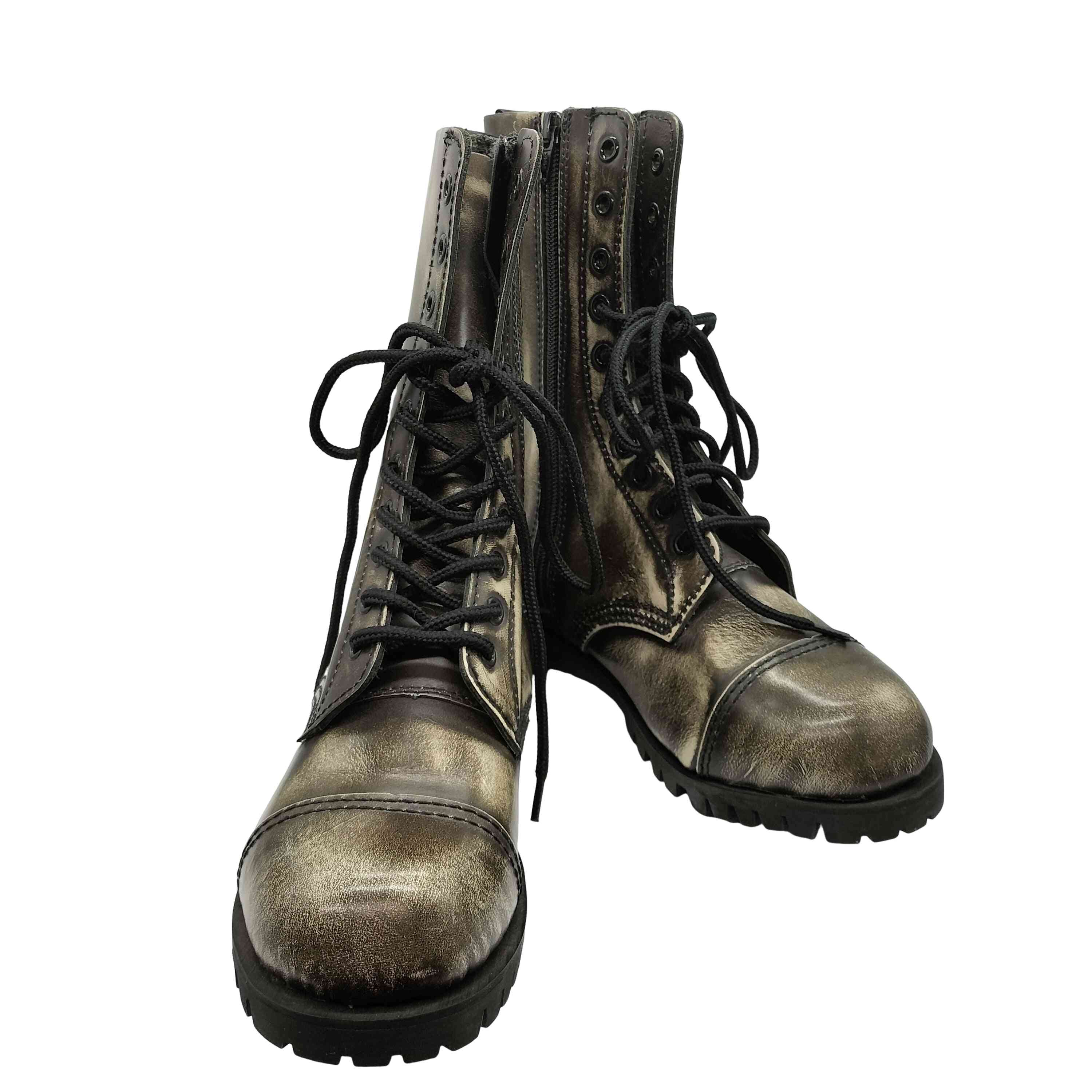 【中古】ゲッタグリップ Getta Grip サイドジップ 10広座敷 ロング ブーツ レディース UK：4