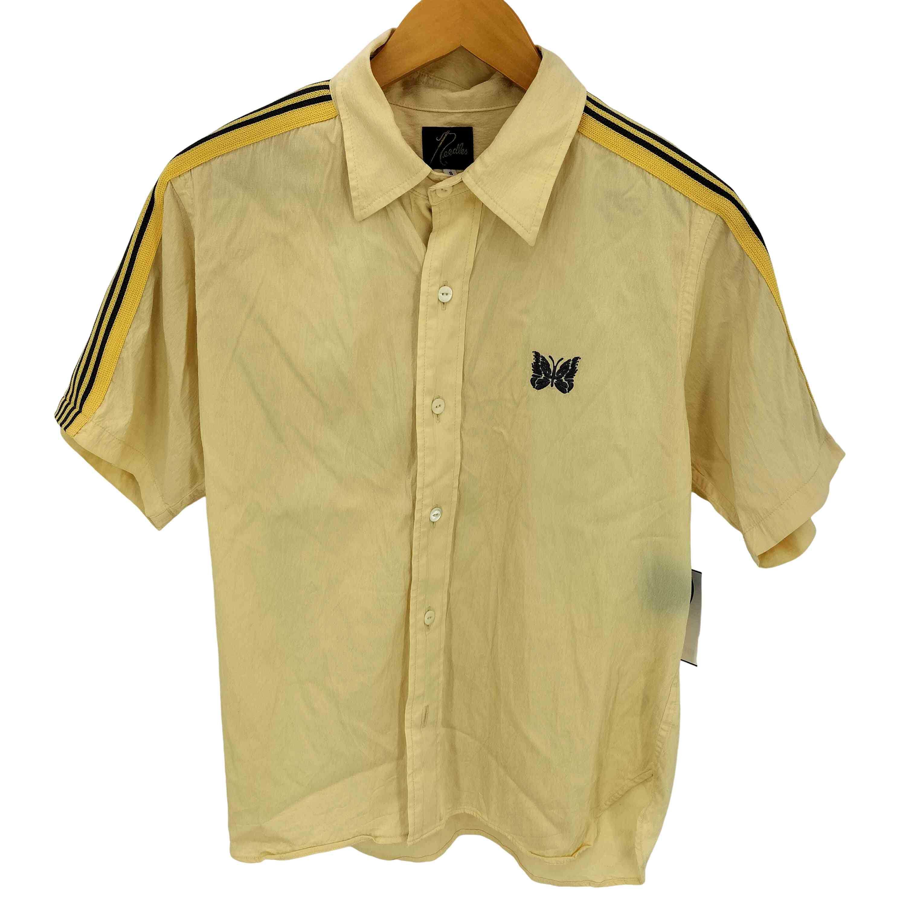 【中古】ニードルズ Needles 別注 EX.Track Tape S/S Shirt メンズ JPN：S