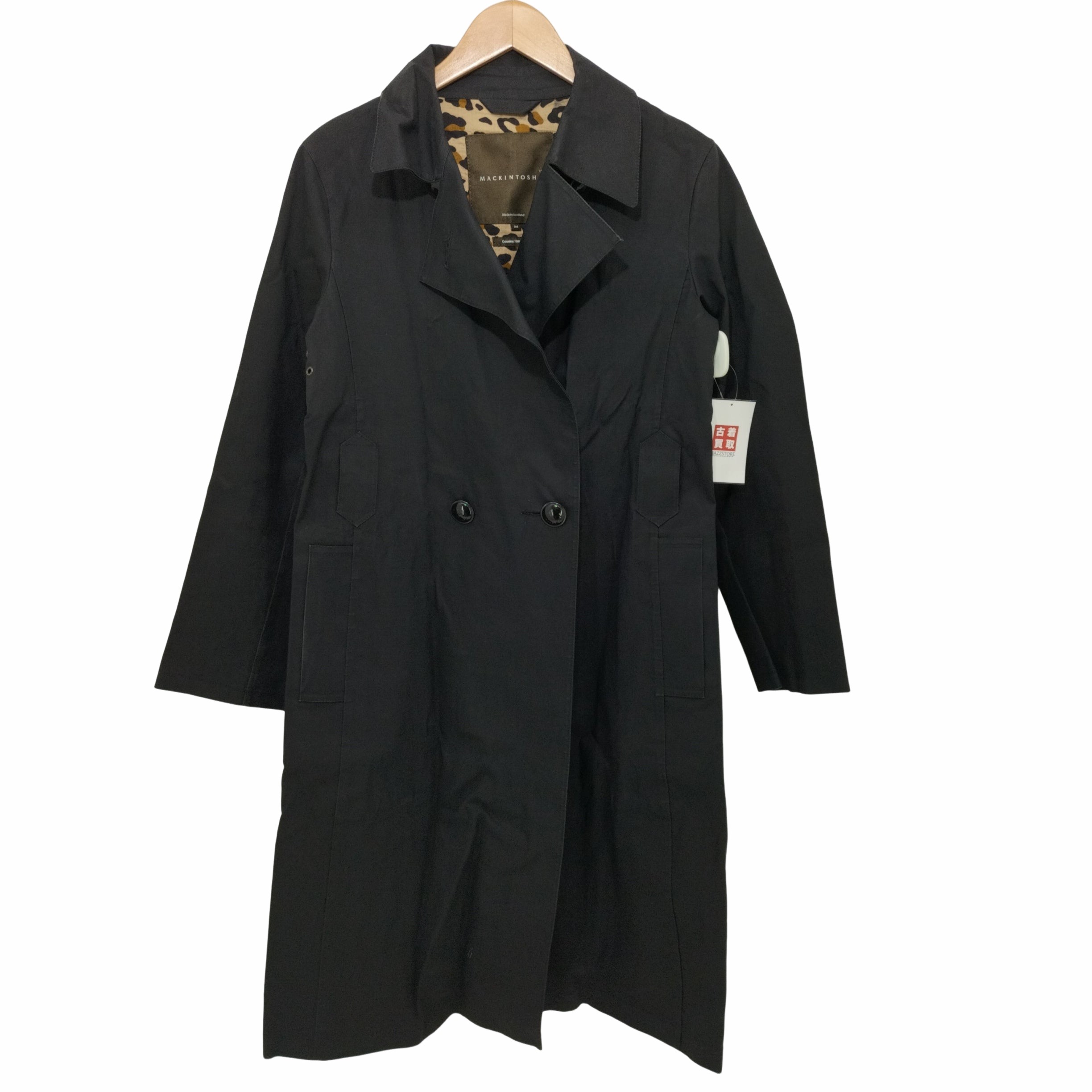 【中古】マッキントッシュ Mackintosh ゴム引き トレンチコート レディース 34｜BAZZSTORE ブランド古着バズストア