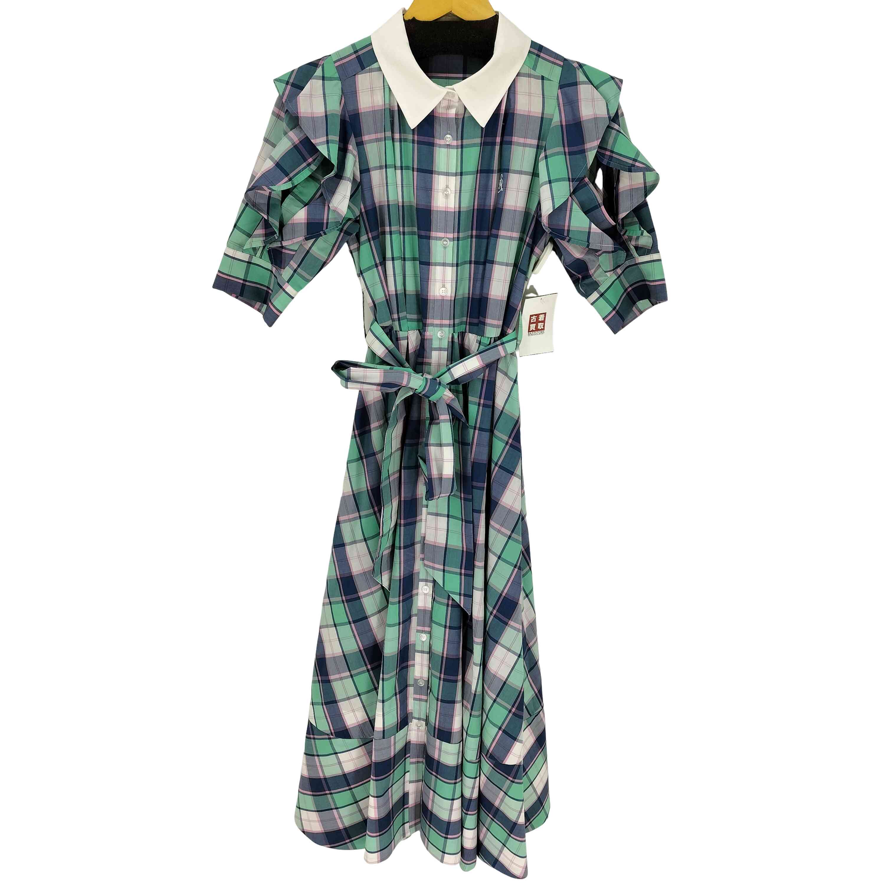 【中古】スナイデル snidel Sustainableフリルデザインシャツワンピース レディース JPN：0