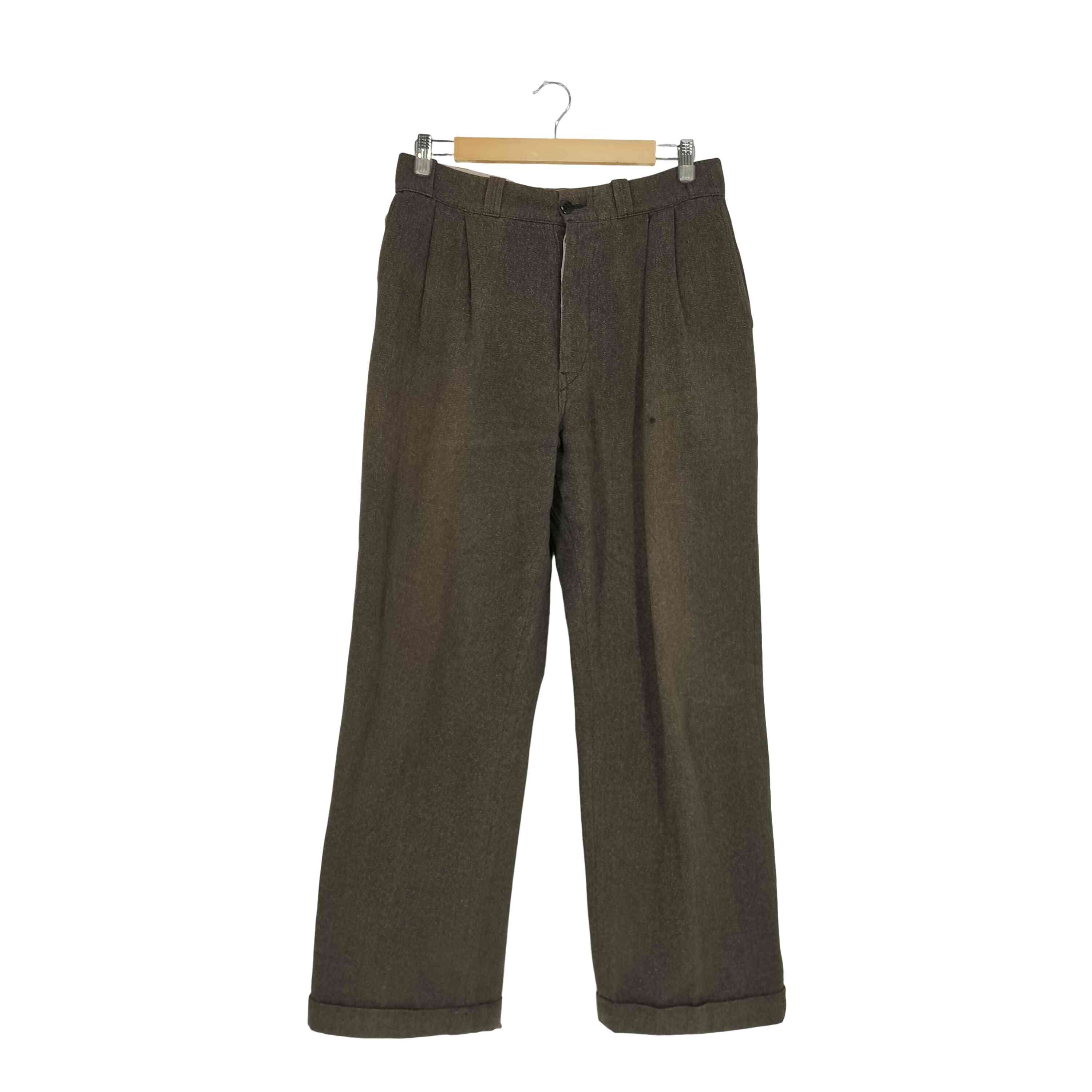 【中古】タイガタカハシ T.T TAIGA TAKAHASHI WORK TROUSERS/COVERT メンズ 表記無
