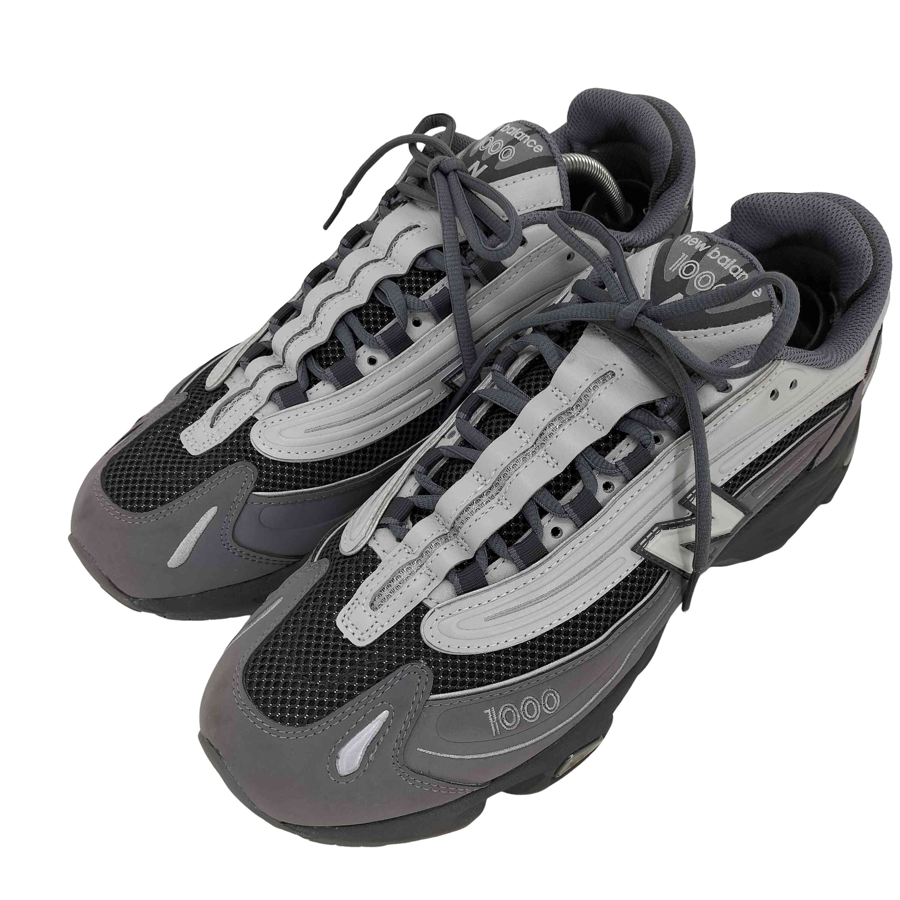 【中古】ニュー平衡にする NEW BALANCE M1000MEG DARK GRAY ローカットスニーカー メンズ  28.5