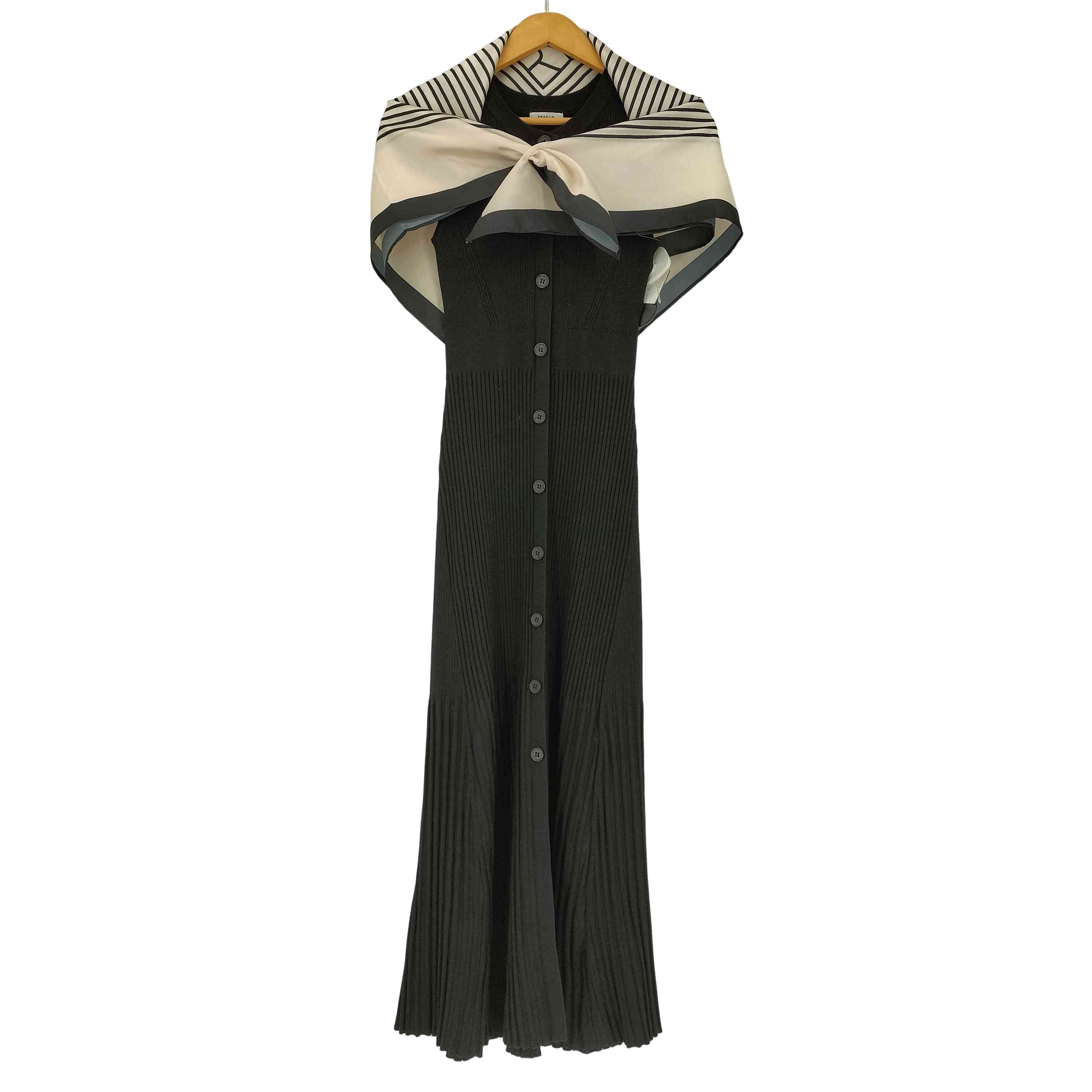 【中古】フレイアイディー FRAY I.D 25aw スカーフセットニットワンピース レディース ONE SIZE ｜BAZZSTORE ブランド古着バズストア