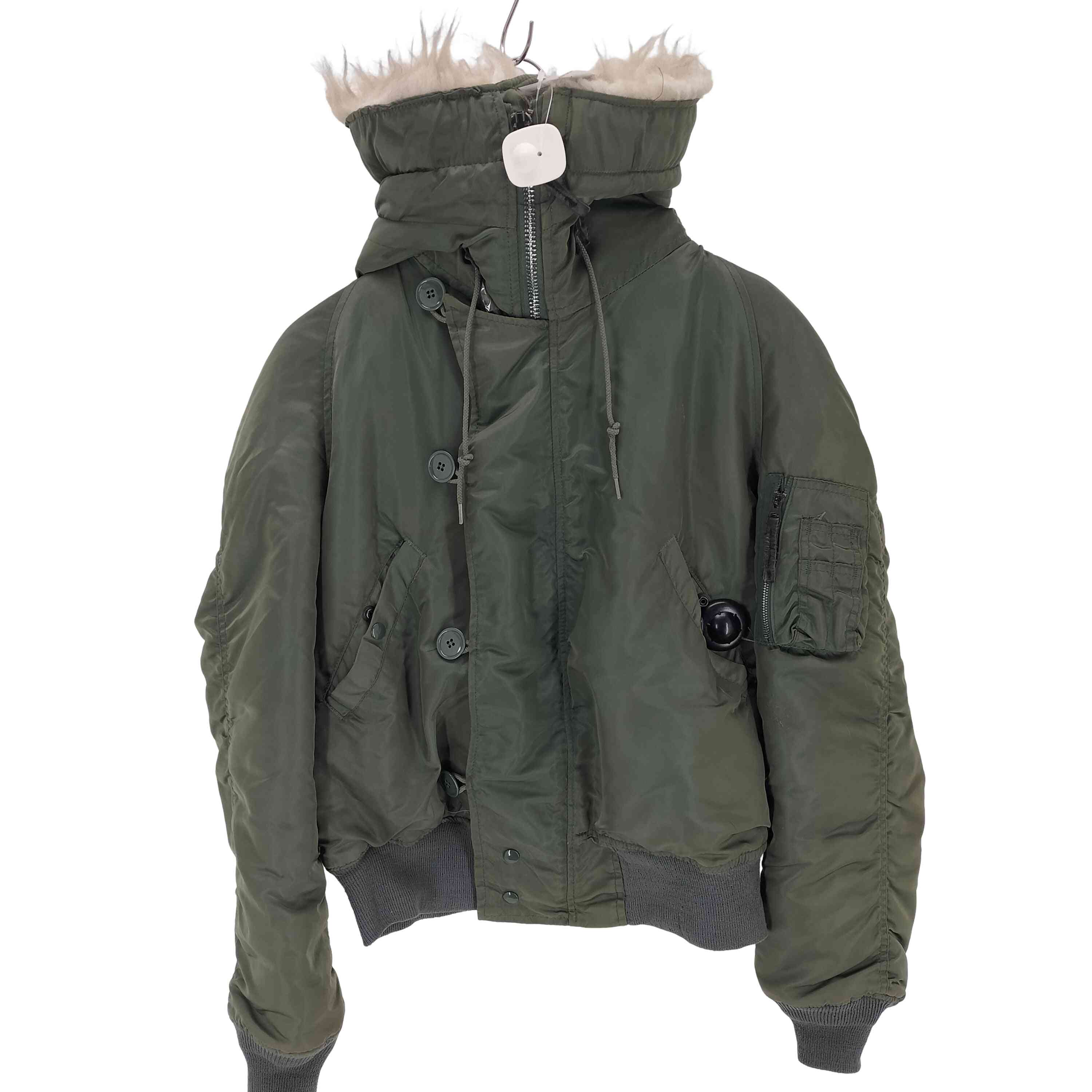 【中古】アルファインダストリーズ ALPHA INDUSTRIES 80s MADE IN USA N-2B フライトジャケット メンズ MEDIUM