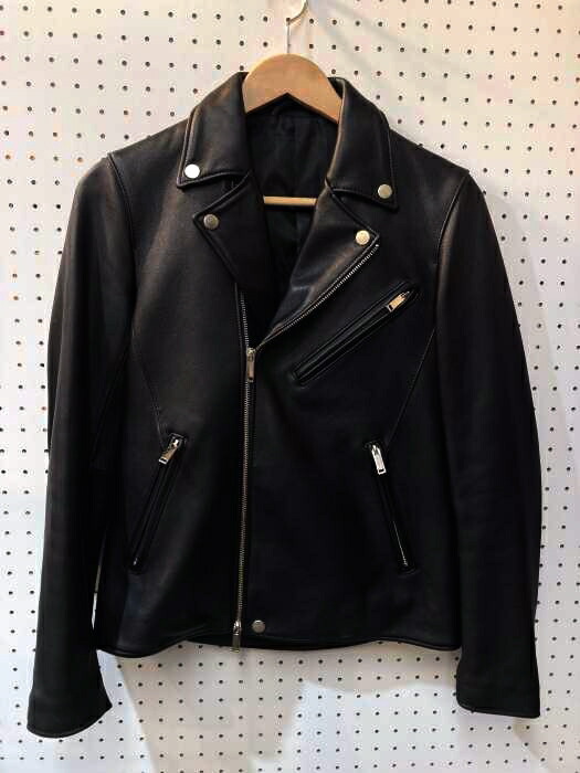 品質が メンズファッション コート ジャケット Studious ラムレザーダブルライダースジャケット 中古 ブランド古着バズストアbazzstore 相当 日本サイズ S M Jpn 1 黒系 メンズ ライダースジャケット ステュディオス Fkm Unej Ac Id