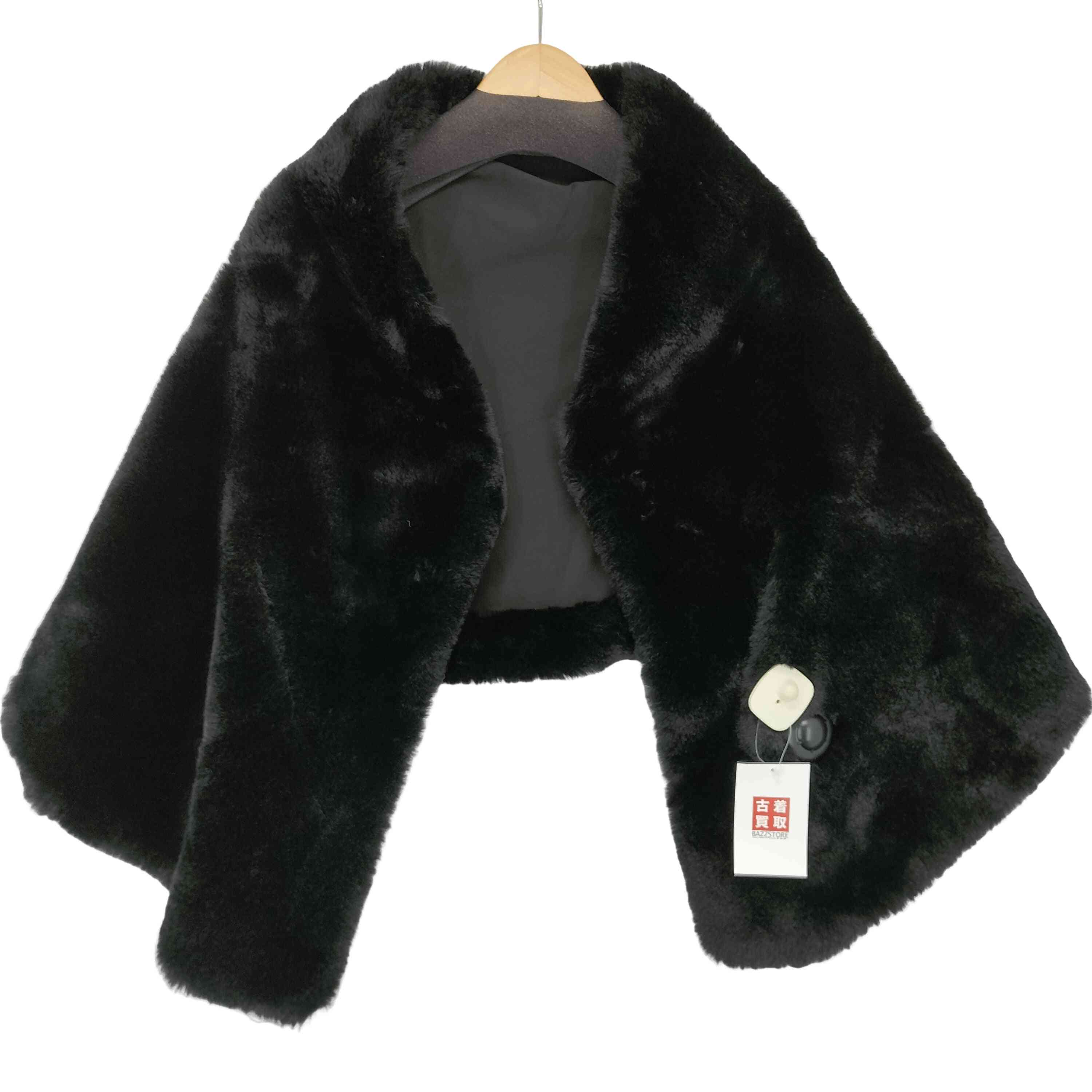 楽天市場】Rene ニットケープ ブラック×グレー F '23年 新品同様