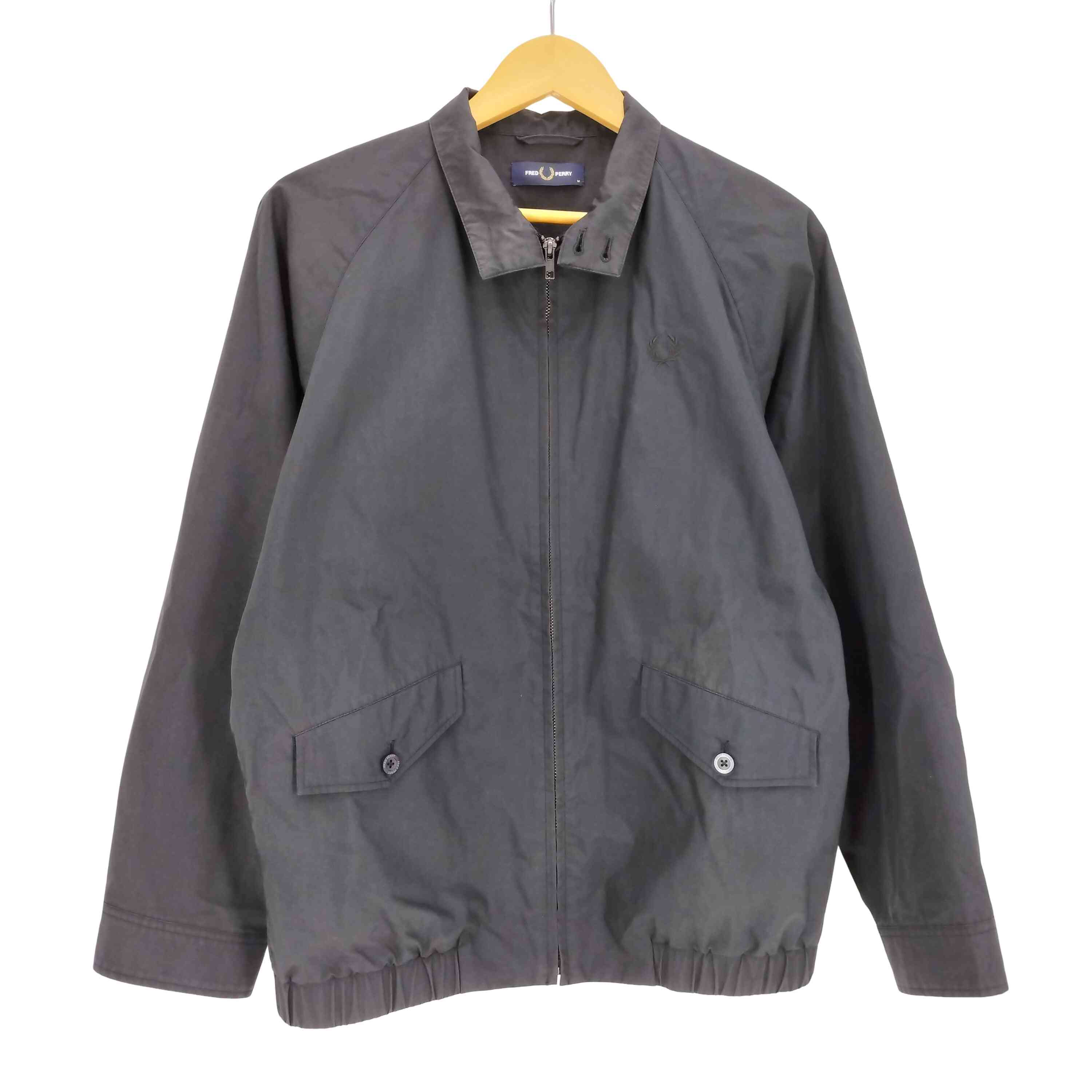 【中古】フレッドペリー FRED PERRY HARRINGTON JACKET ハリントンジャケット メンズ import：M