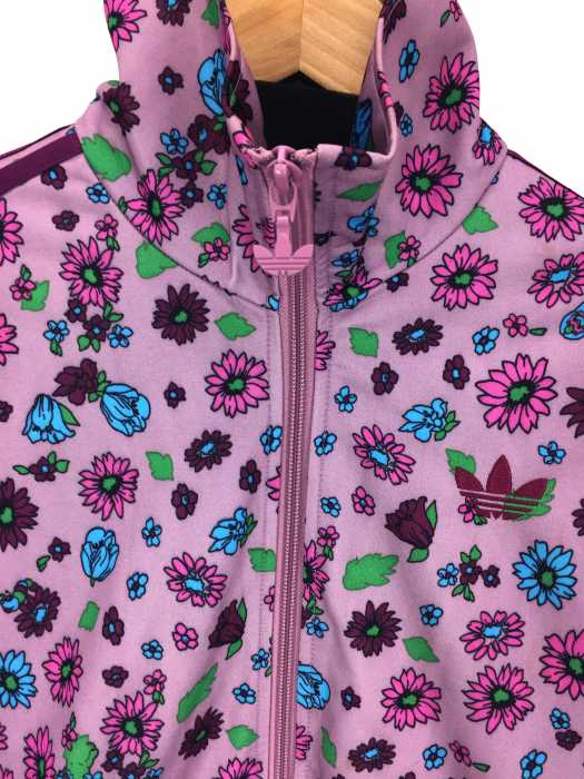 楽天市場 Adidas Originals アディダスオリジナルス ジャージ レディース ピンク系 紫系 Jpn M 日本サイズ M 相当 花柄ジャージ 中古 ブランド古着バズストアbazzstore 1606 Bazzstore ブランド古着バズストア