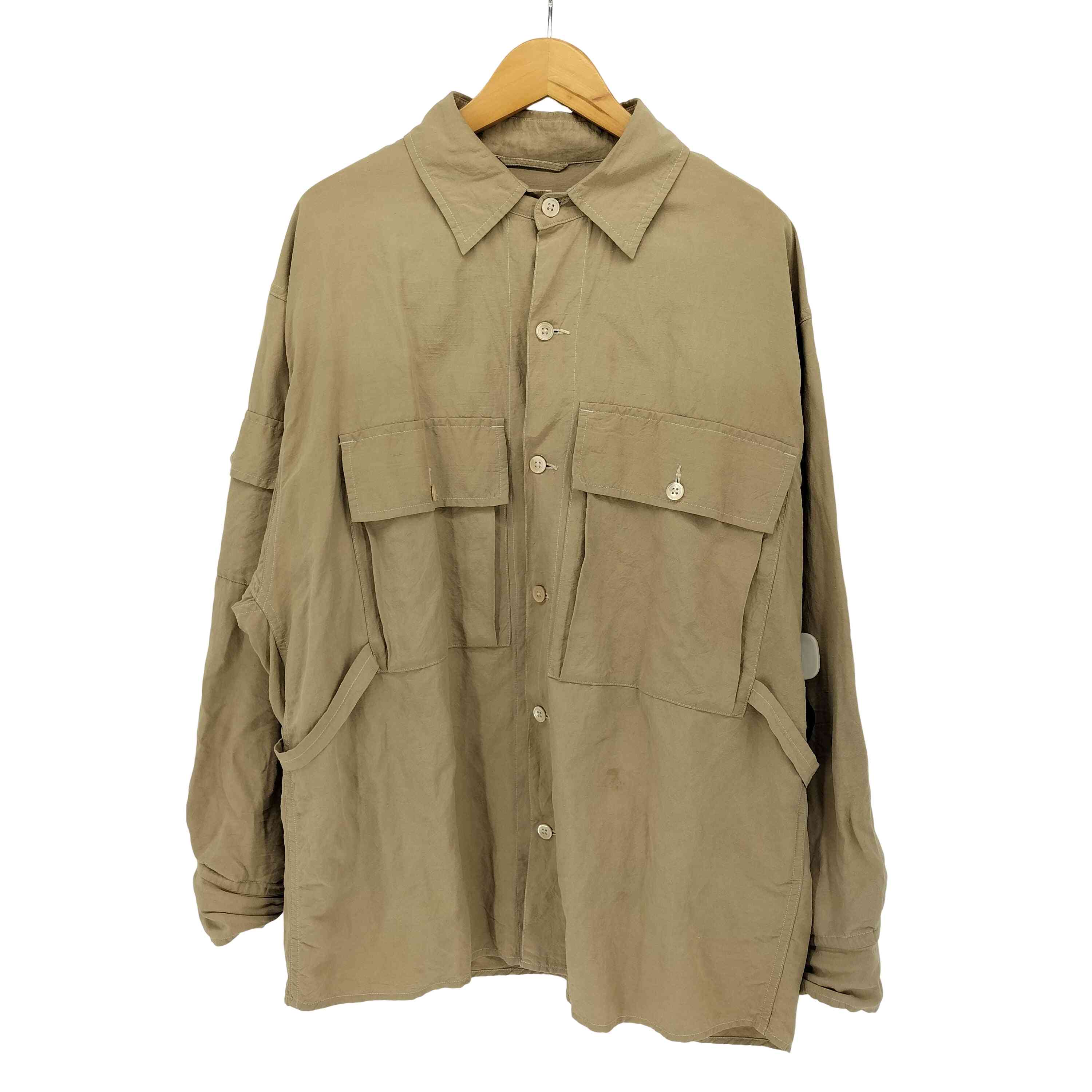 【中古】旗がしら太陽の光 KAPTAIN SUNSHINE 21SS FIELD SHIRT JACKET 活動の領域 プルオーバー 上衣 メンズ  40