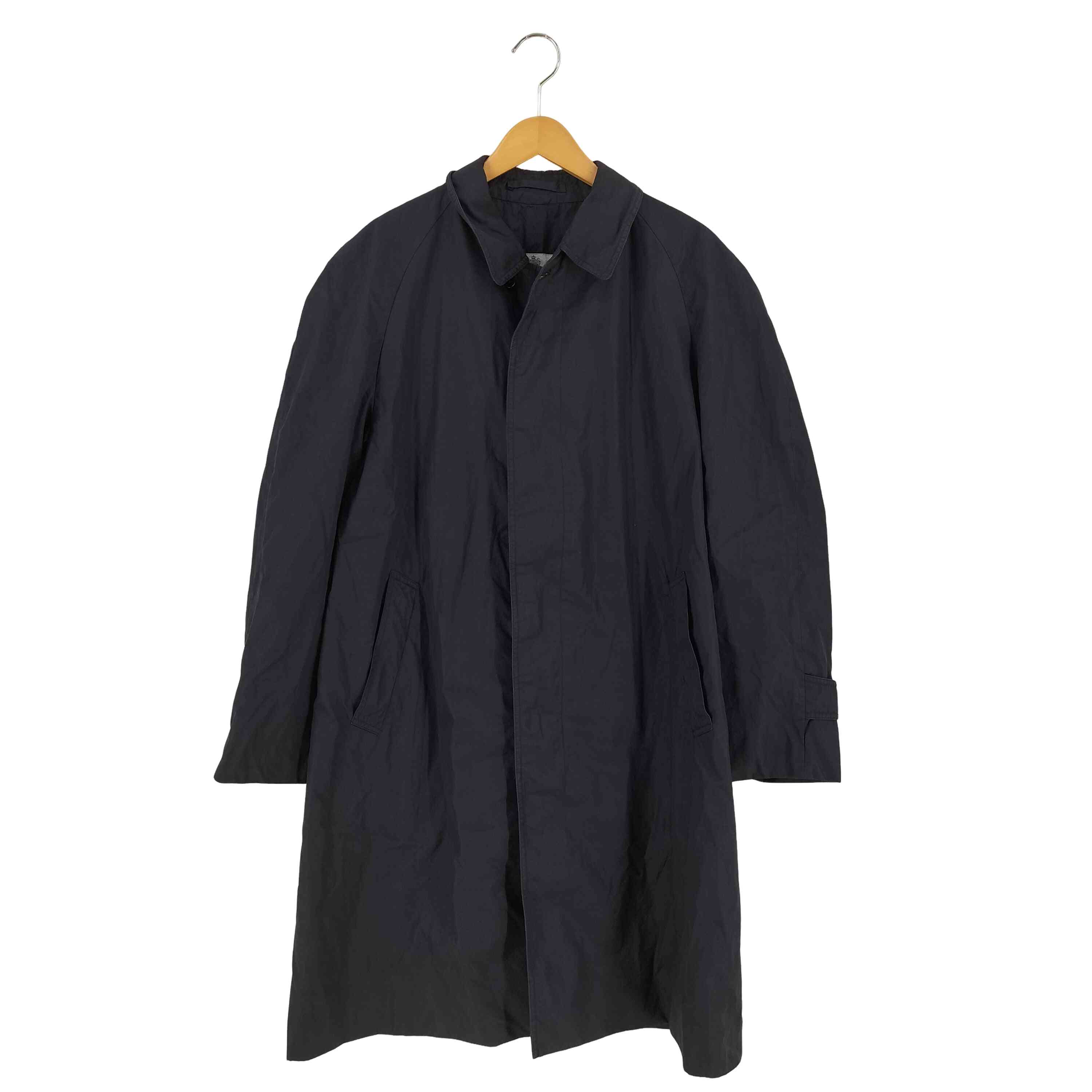 【中古】アクアスキュータム AQUASCUTUM 60S イングランド製 AQUA5 比翼 ステンカラー コート メンズ 表記無