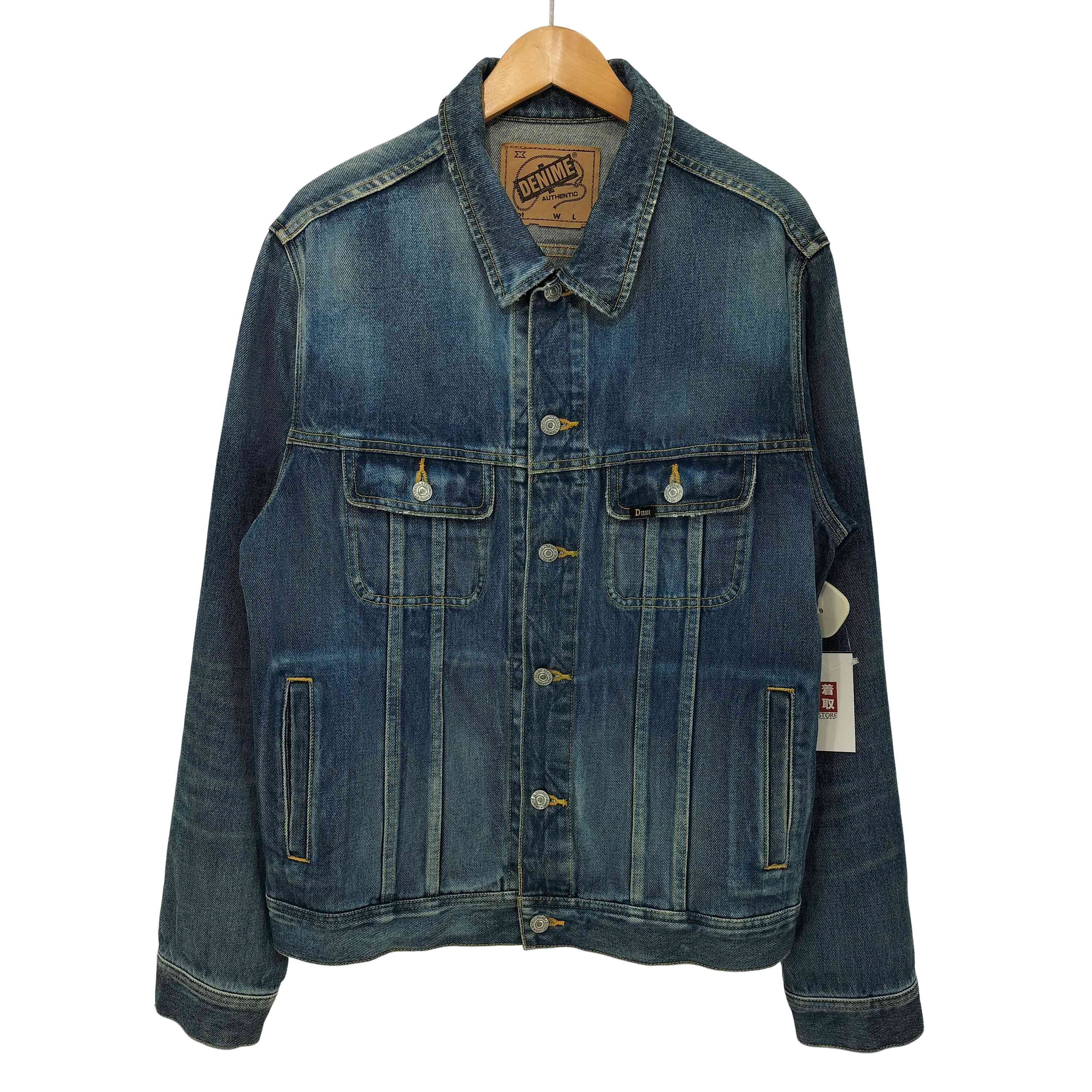 【中古】ドゥニーム Denime 101J型 ウォッシュ加工 デニム ジャケット メンズ JPN：XL 8,974円