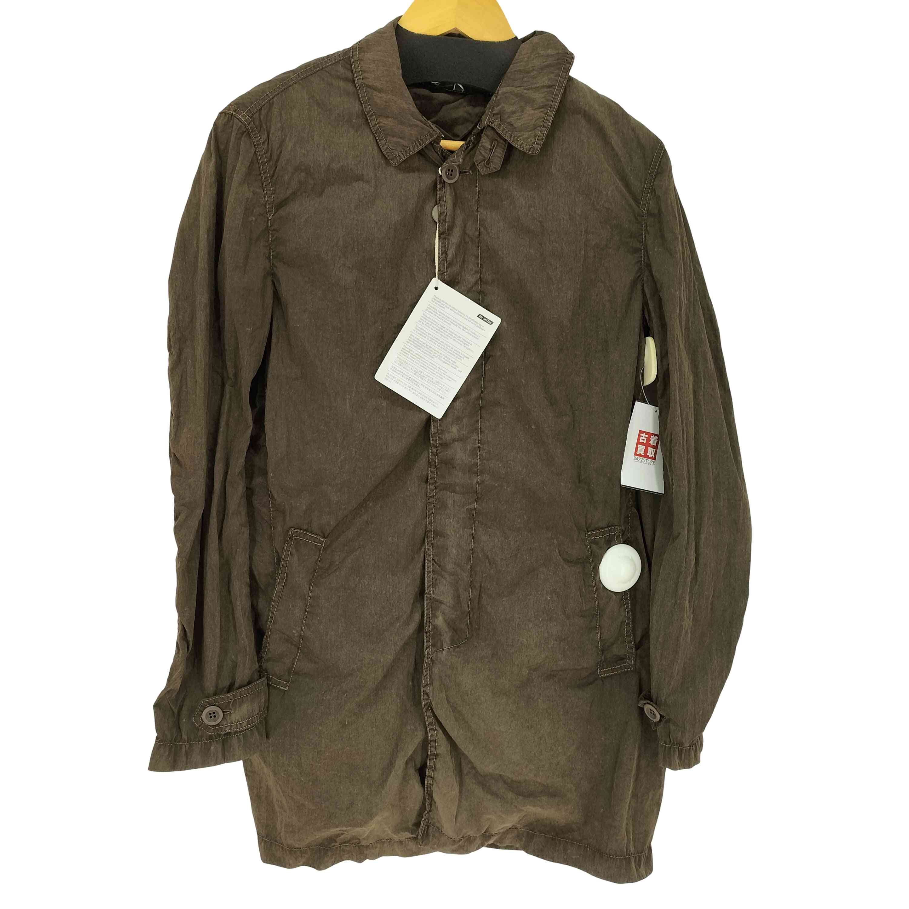 【中古】ユーズドフルギ USED古着 HEVO ガーメントダイ ステンカラー厚地の外套 メンズ EUR：52