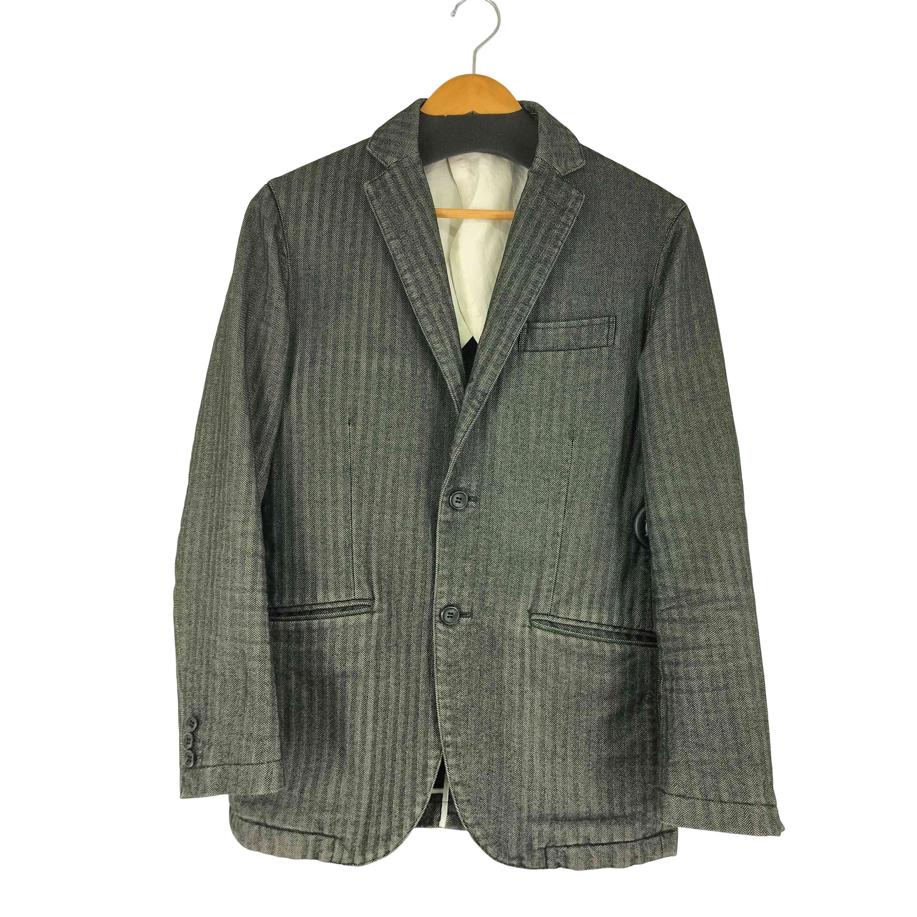 【中古】ハリスツイード Harris Tweed ハリスツイード ヘリンボーン テーラードジャケット メンズ FR：38