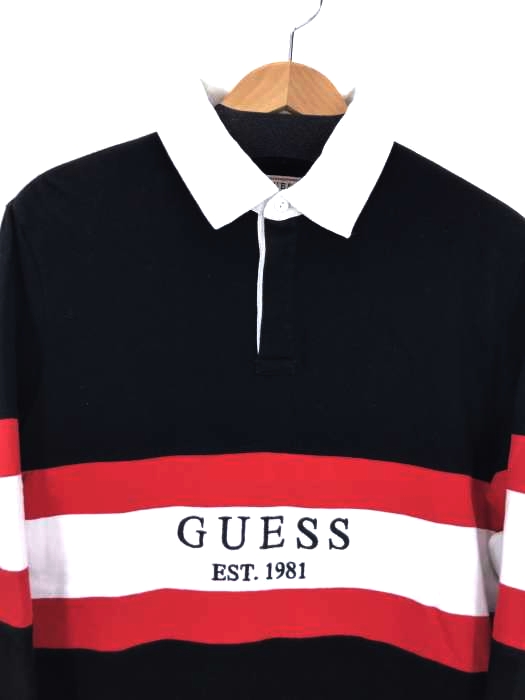 楽天市場 Guess Los Angeles ゲスロサンゼルス ポロシャツ メンズ 黒系 赤系 Import S 日本サイズ S M 相当 長袖 ラガーシャツ 中古 ブランド古着バズストアbazzstore Bazzstore ブランド古着バズストア