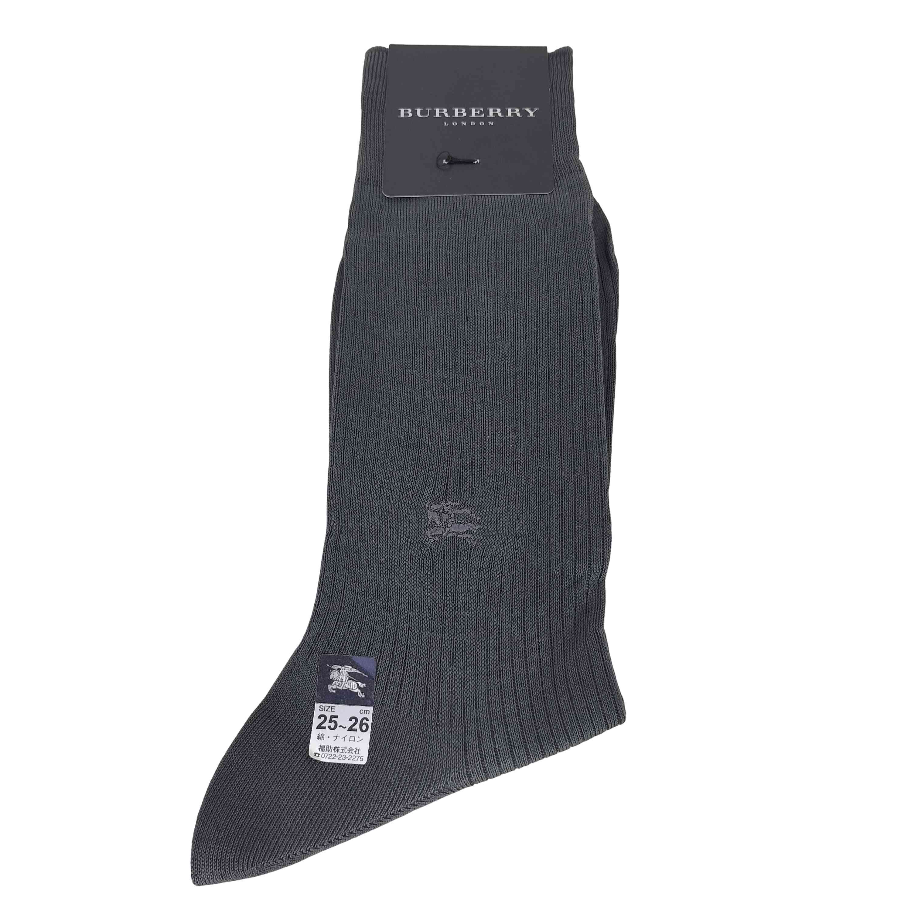 楽天市場】未使用 バーバリー ソックス 紳士 靴下 メンズ 25-27cm