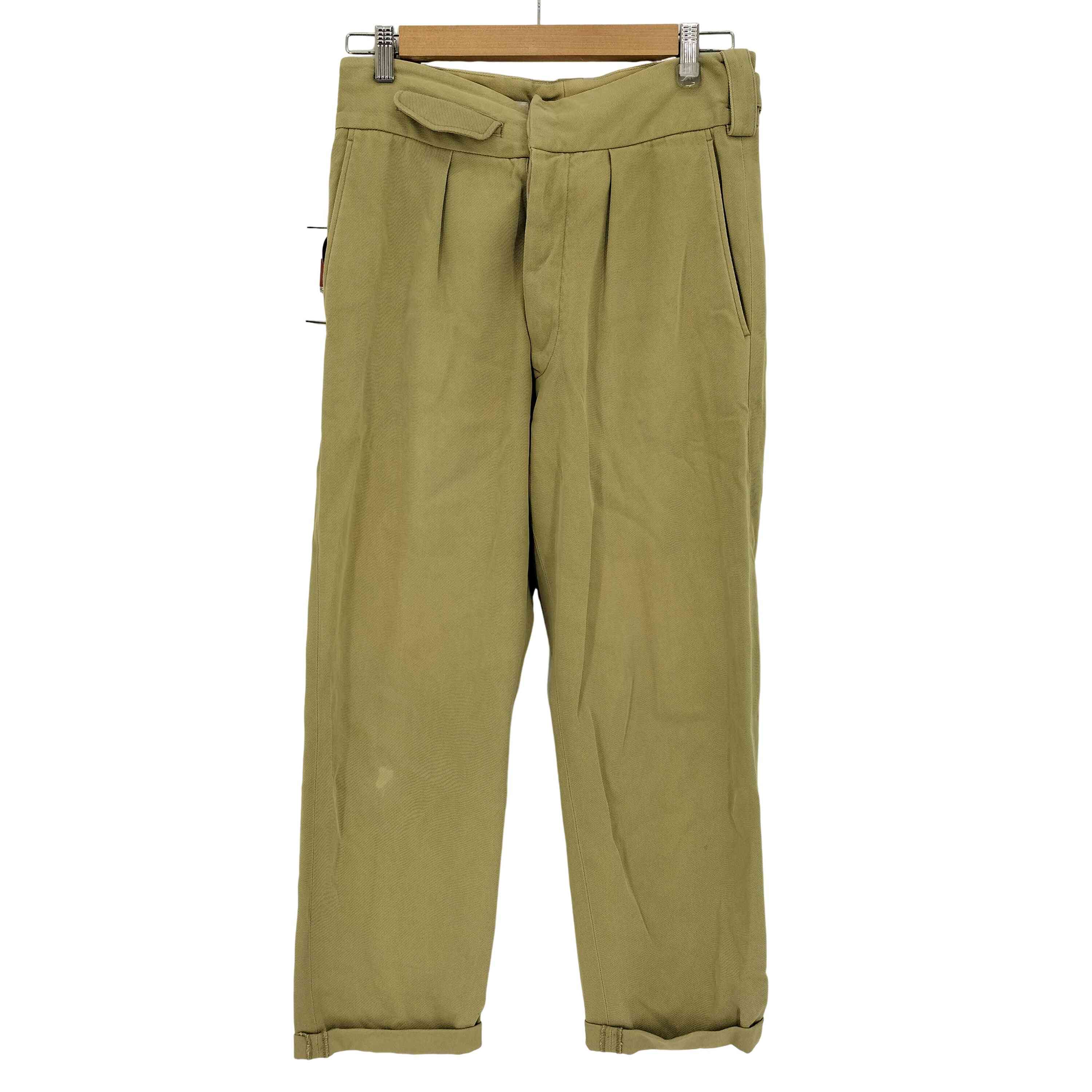 Dries Van Noten ストレートレッグ トラウザーズ チノパン 楽天市場】【中古】DRIES VAN NOTEN ポーチ付ストライプ