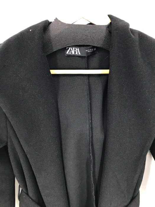 国内最安値 Zara ザラ フード付き コート ガウン カーディガン ブラック 黒 限定品 Kotsadoroiladas Gr
