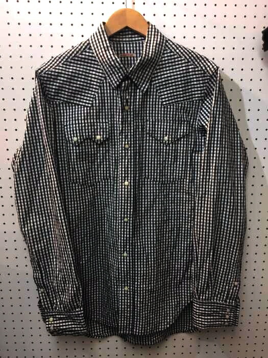 楽天市場 Kapital キャピタル シャツ メンズ 黒系 白系 ギンガムチェック ウエスタンシャツ 中古 ブランド古着バズストアbazzstore Bazzstore ブランド古着バズストア