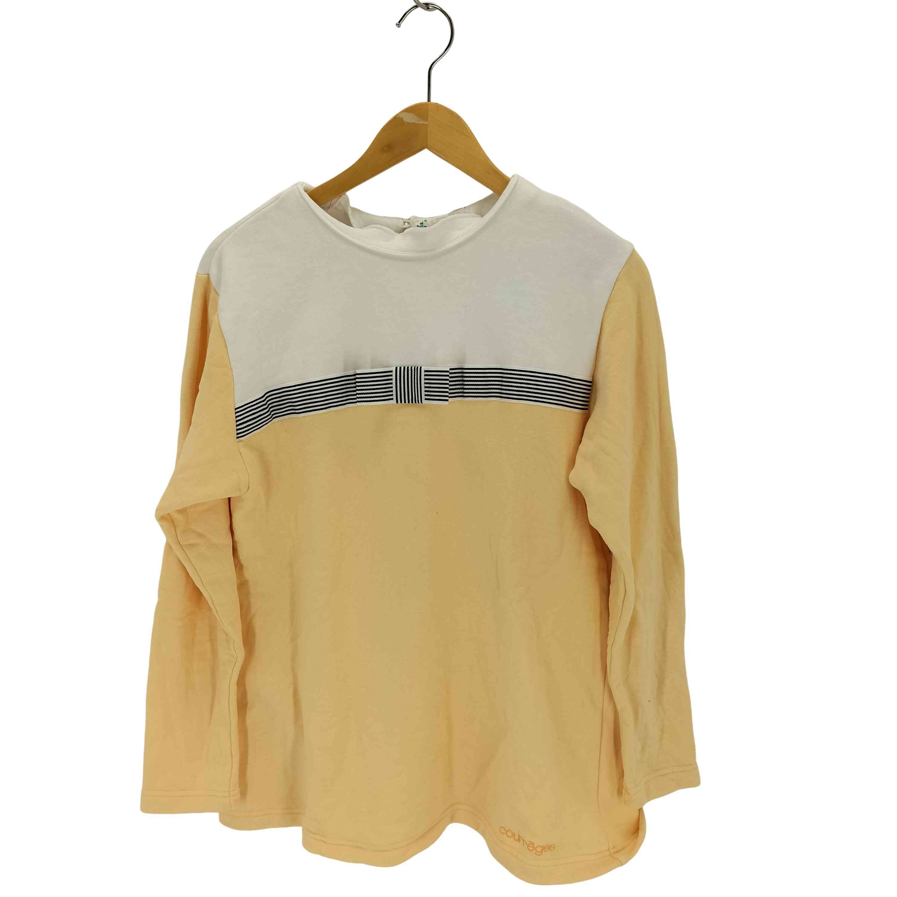 courreges クレージュ トレーナー スウェット 裏起毛 ロゴ グレー 1135111841200-1.jpg