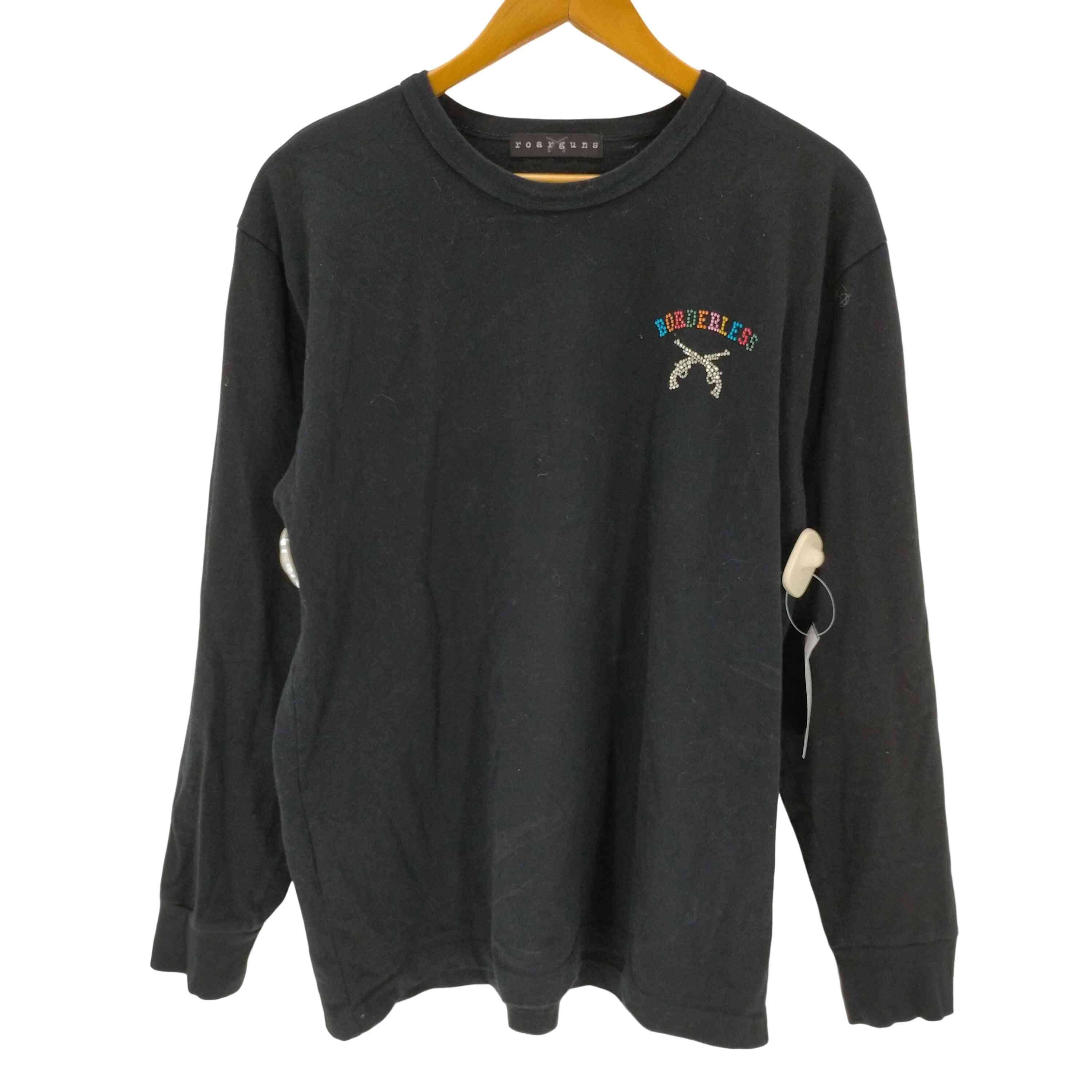 roarguns ブラック ポロシャツ　2 楽天市場】【中古】roar guns 二丁拳銃 バックスワロフスキー T