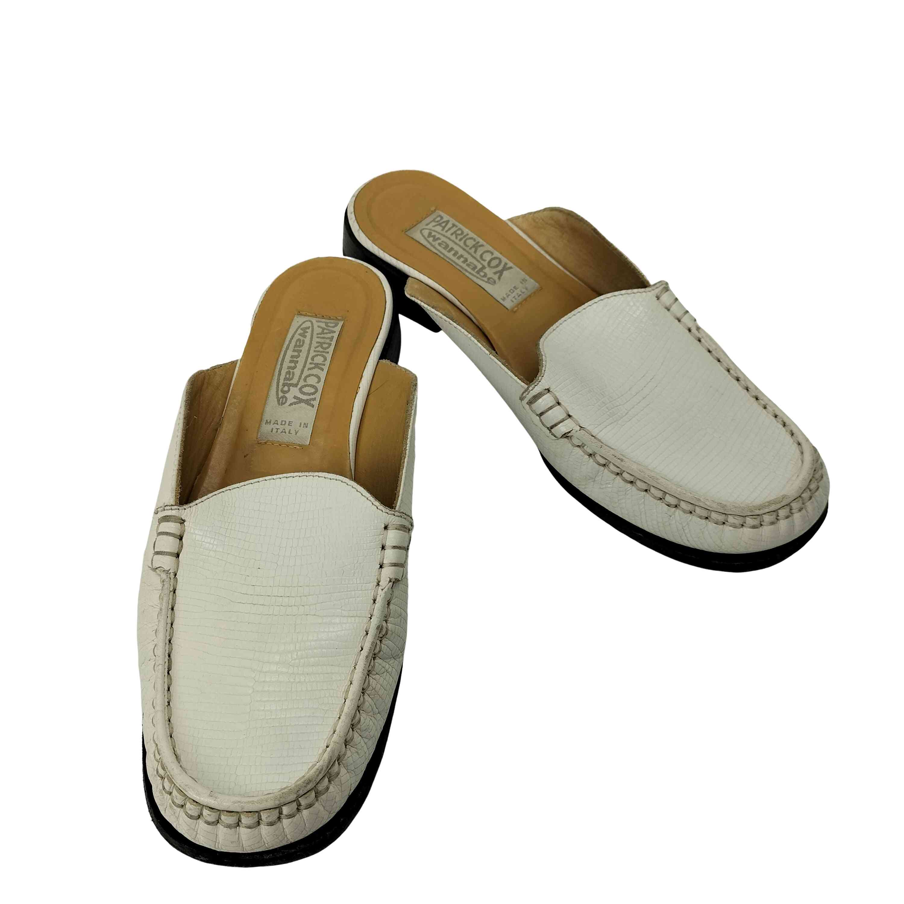 【極美品】パトリックコックス wannabe レザー クロコ型押し　エナメル ワナビーパトリックコックス wannabe PATRICK COX ローファー シューズ