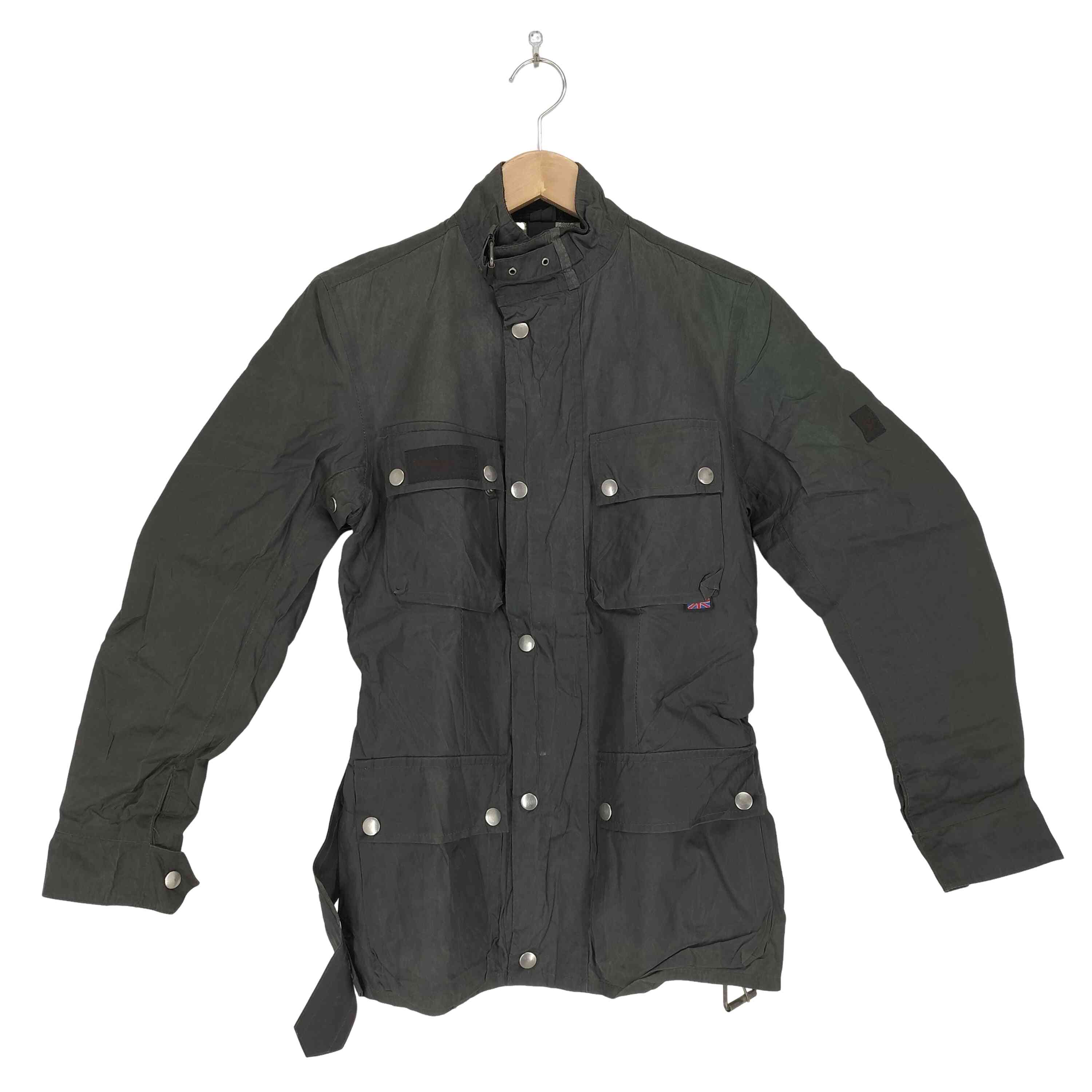 【中古】ユーズドフルギ USED古着 {{BELSTAFF}}MADE IN ITALY RALLY MASTER 350モーターサイクルジャケット メンズ 38