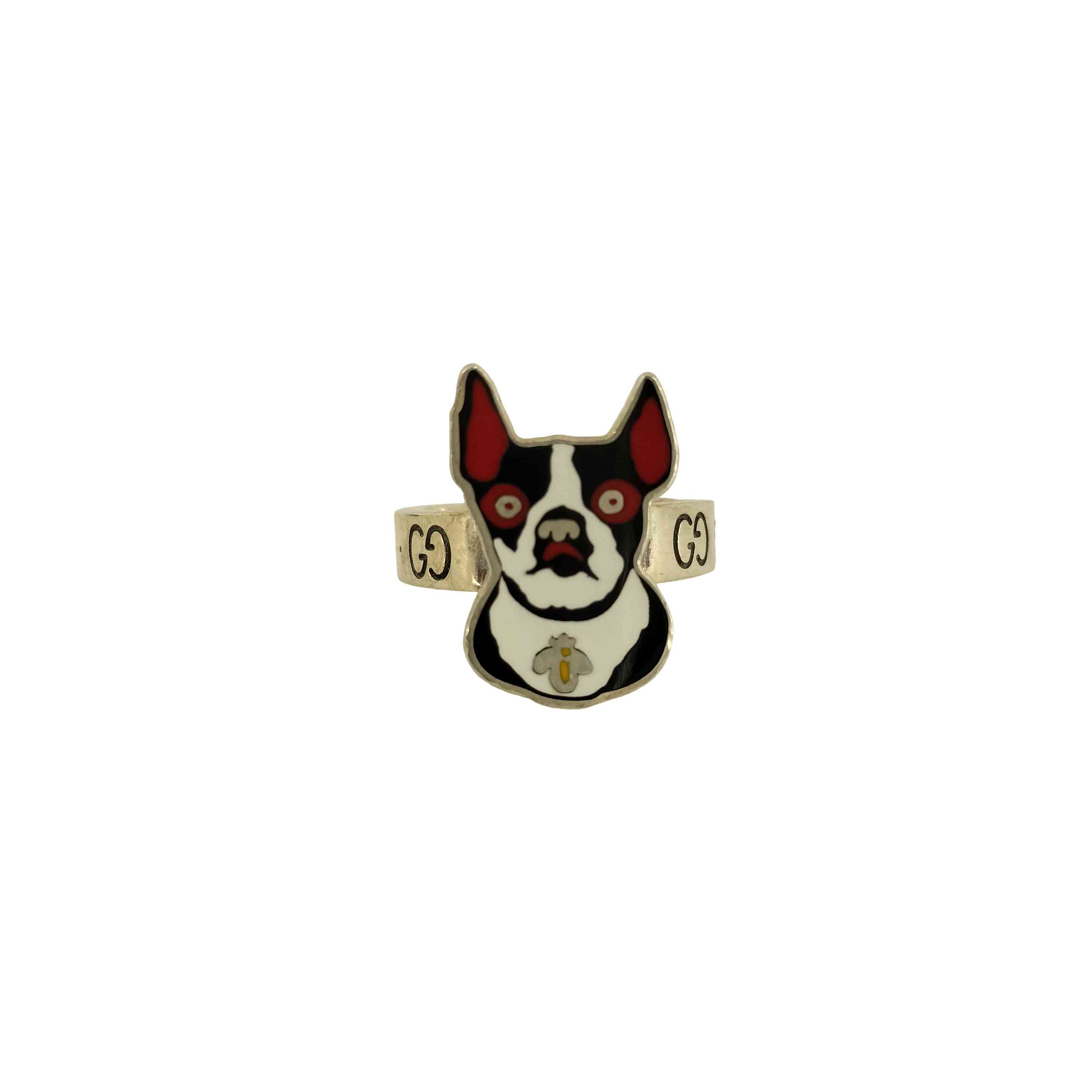 【中古】グッチ GUCCI BOSCO \u0026 ORSO 飼い犬 輪っか メンズ  16