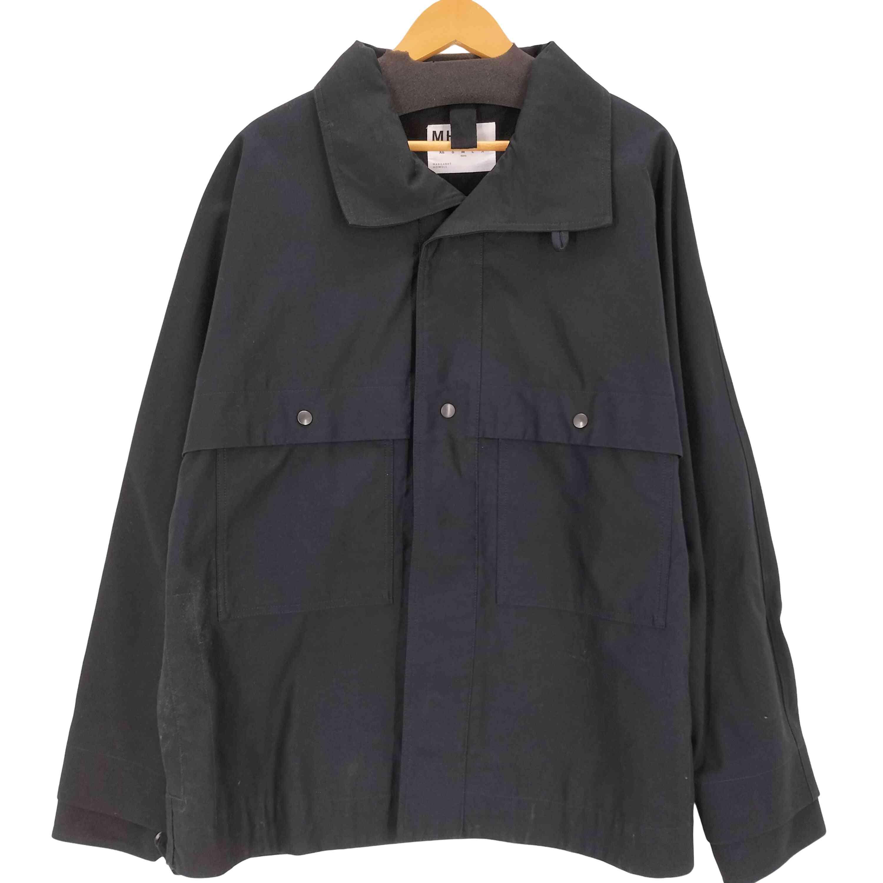 【中古】エムエイチエル MHL. HIGH COLLAR CANVAS JACKET メンズ import：M ｜BAZZSTORE ブランド古着バズストア