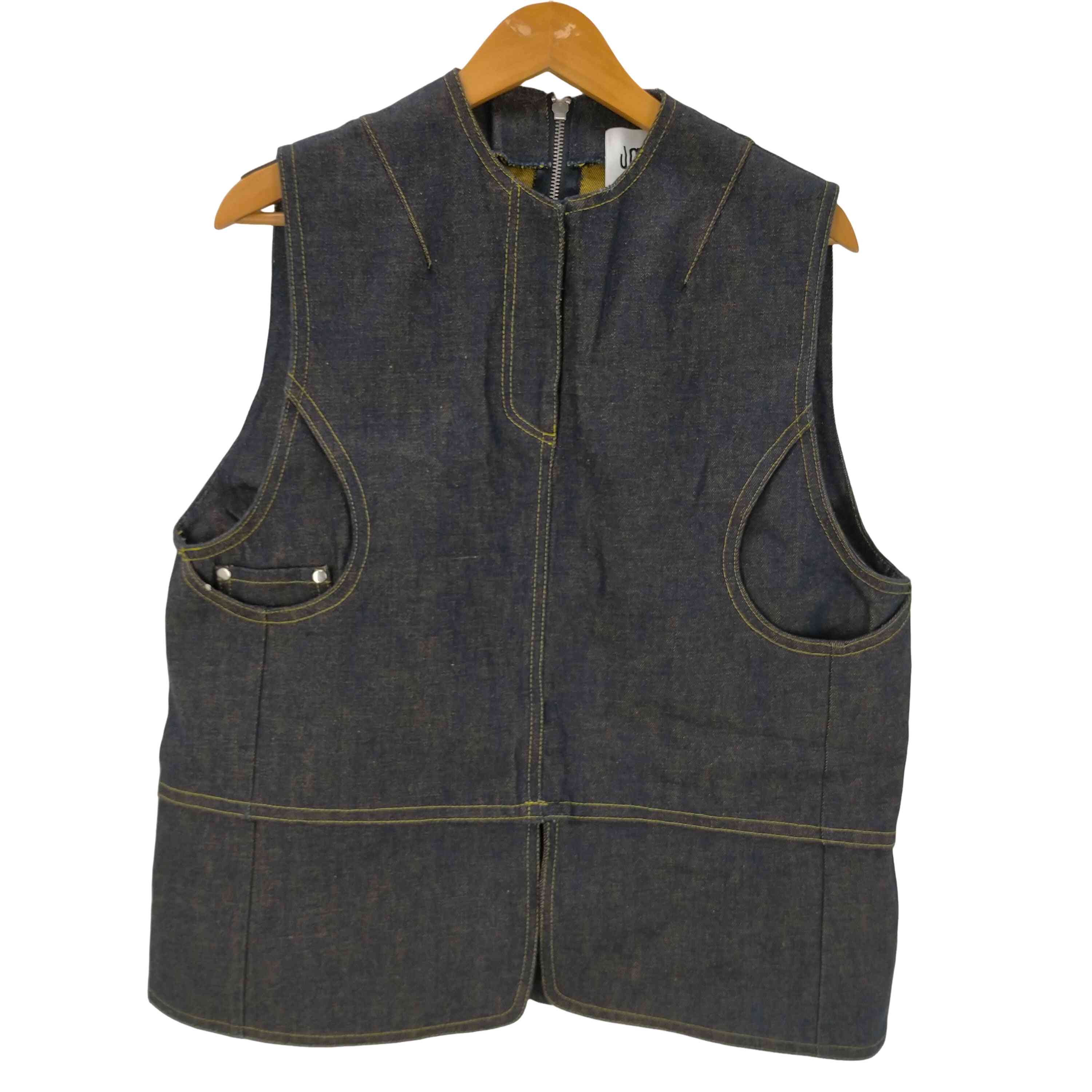 【中古】ユーズドフルギ USED古着 {{joone joonam}} ジューン ジュナム 25AW Jeany Blazer ジェニー スポーツジャケット  インディゴ ジーンズ スポーツジャケット より良い メンズ import：L