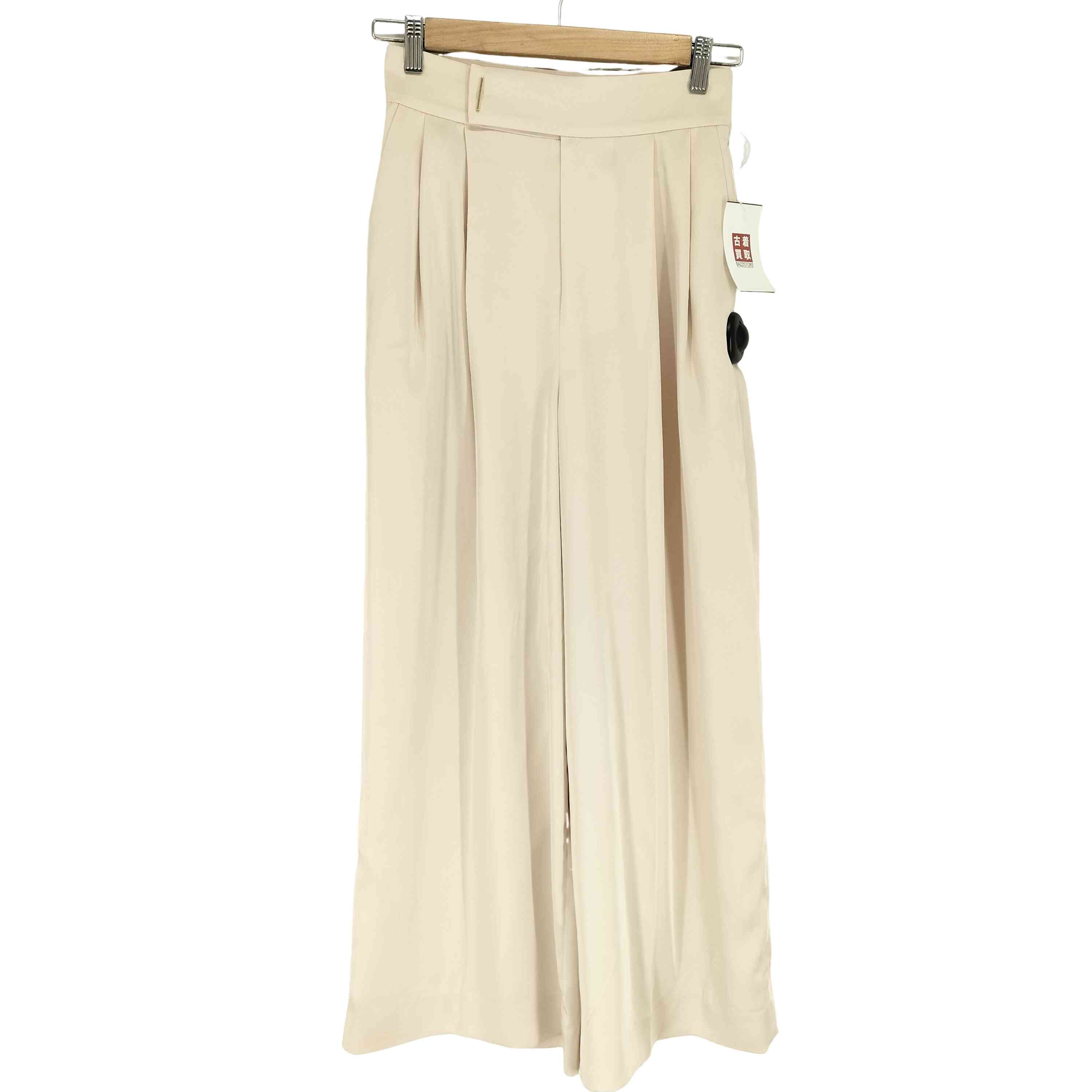 【中古】セルフォード CELFORD 25SS サテンタックワイドパンツ レディース 36