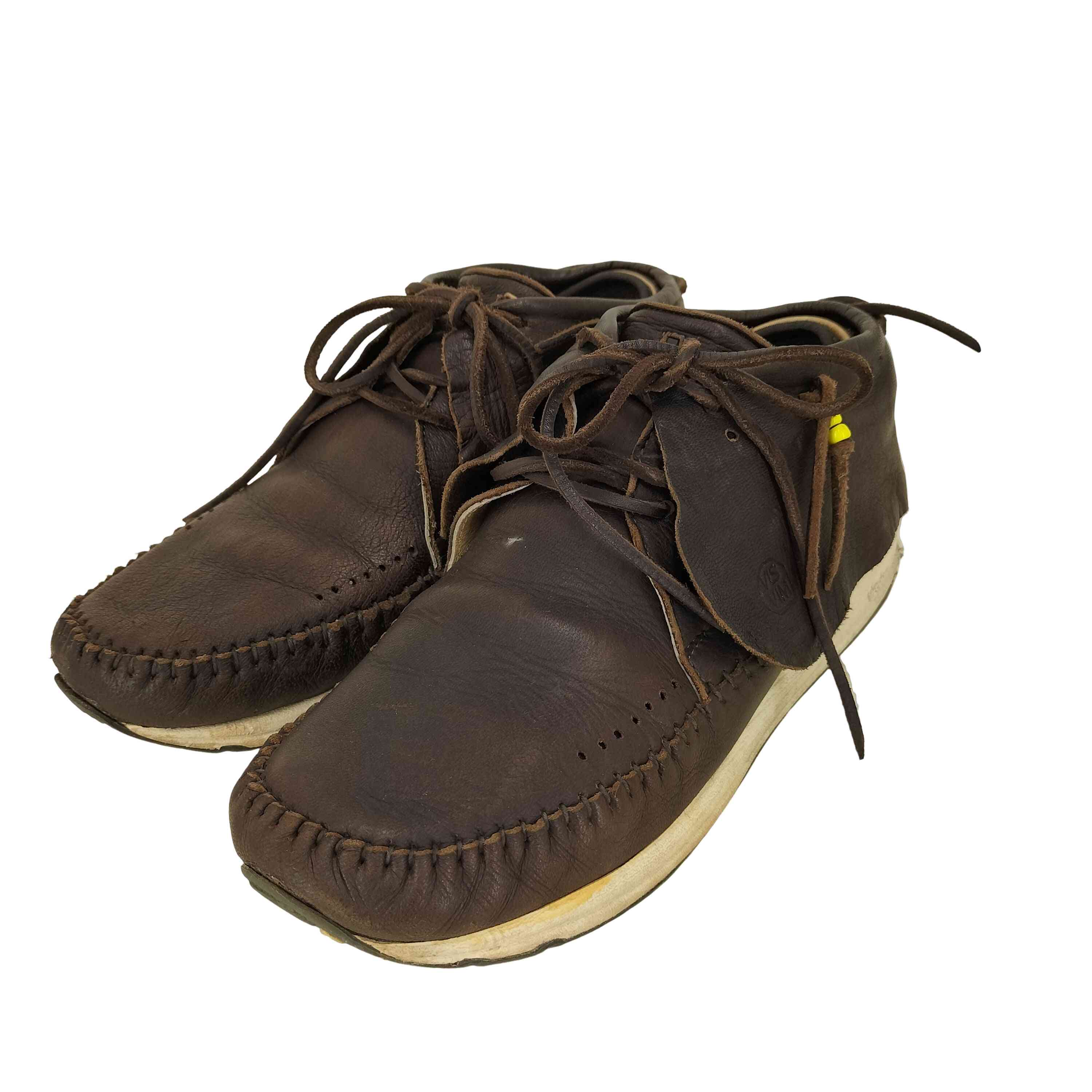 【中古】ビズビム VISVIM FBT ELK レザースニーカー メンズ US：8 ｜BAZZSTORE ブランド古着バズストア