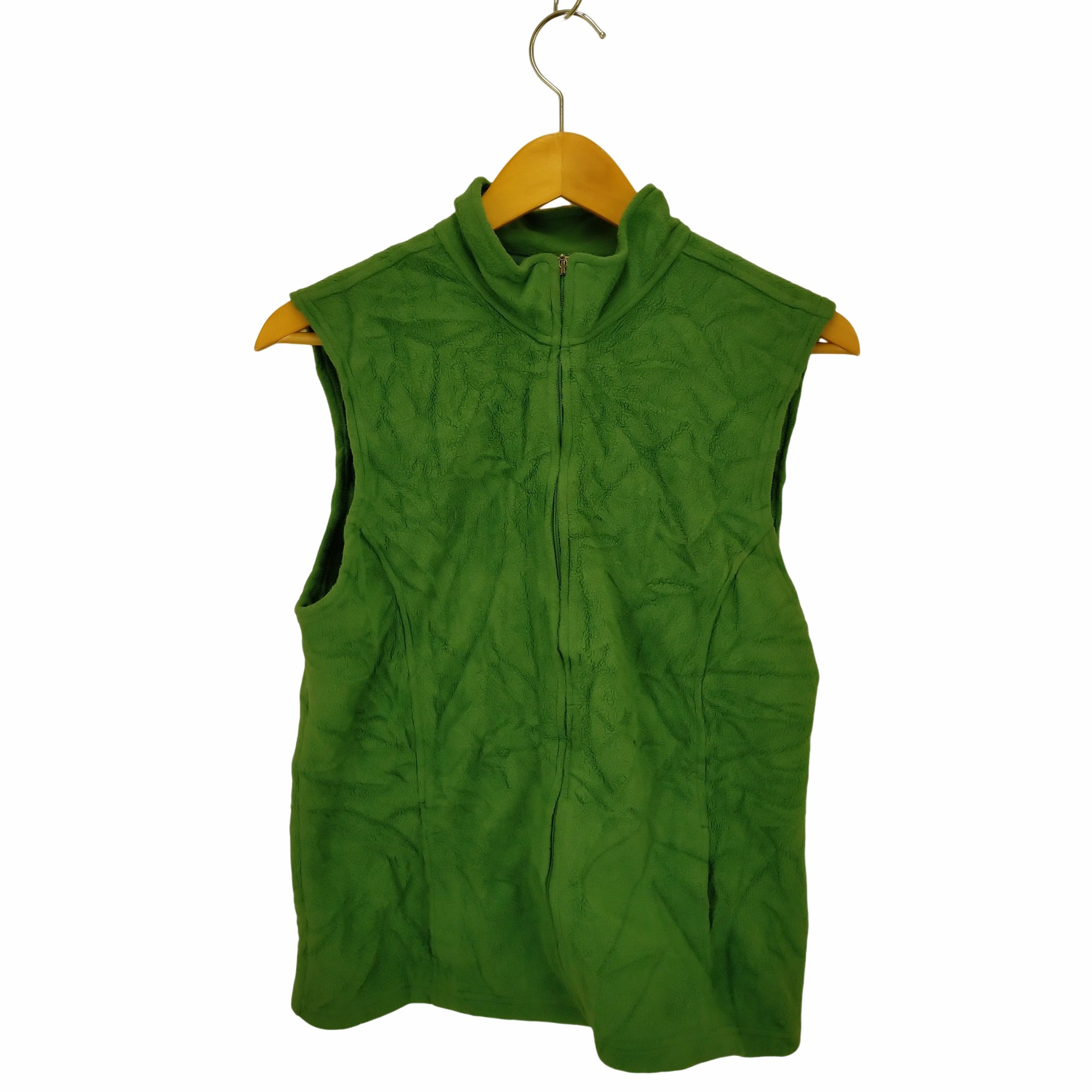 F1-019 80s-90s エルエルビーン ベスト M グリーン 重ね着 L 極美品 80s 90s 緑 LLBean エルエルビーン ダウンベスト