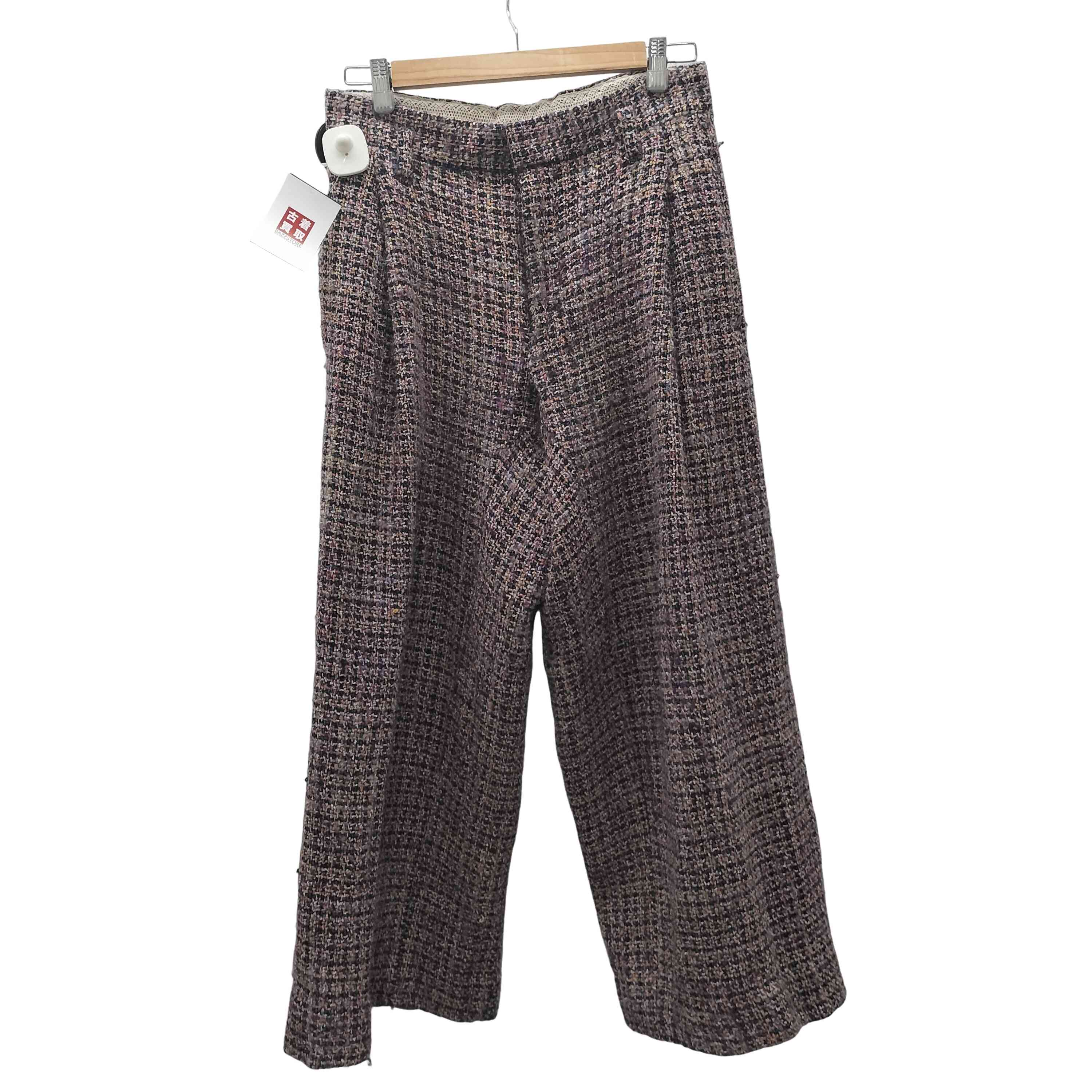 【中古】シンヤコズカ SHINYA KOZUKA 23AW OLD FASHIONED TROUSERS  ツィード 広広とした スラックス メンズ JPN：S