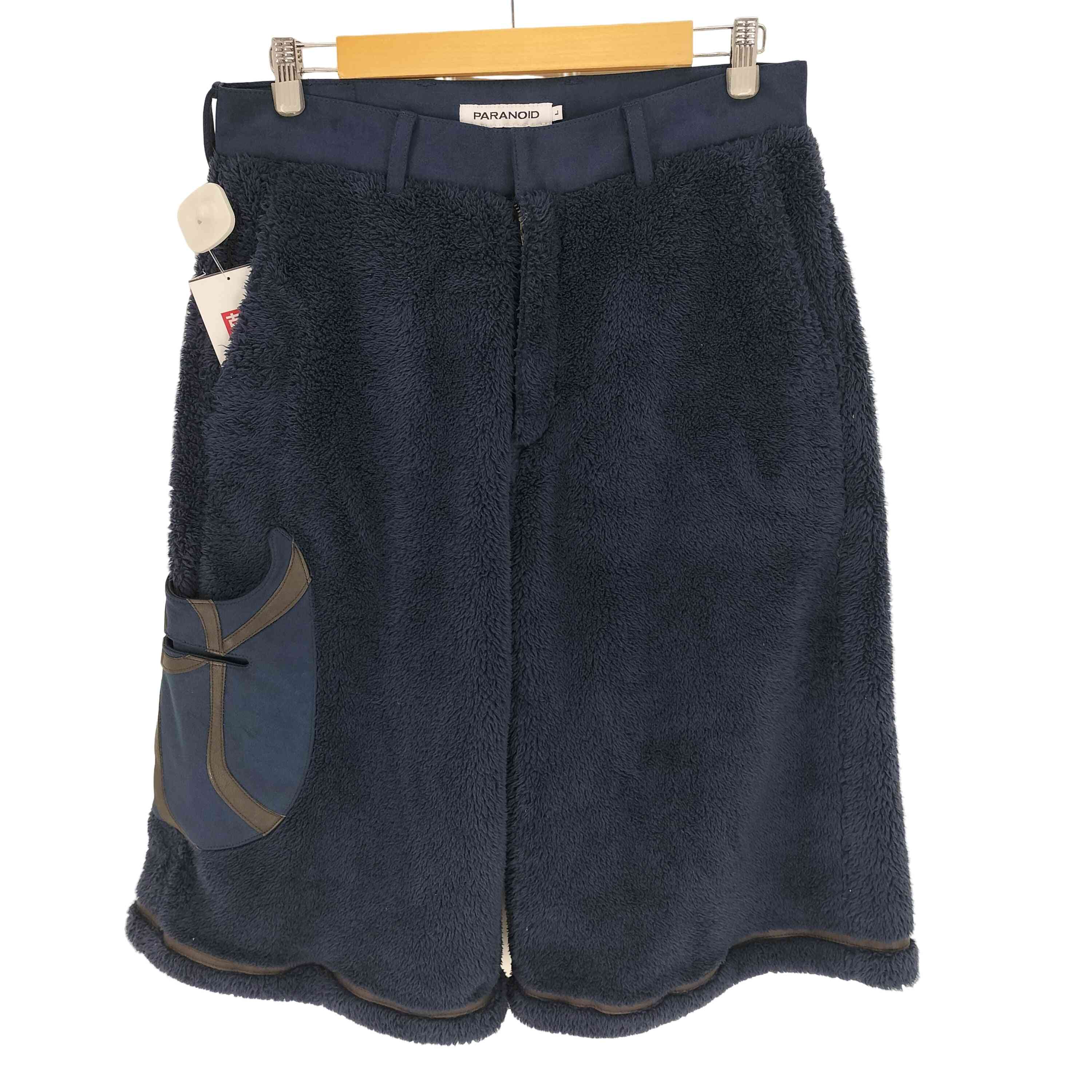 【中古】パラノイド PARANOID 25AW BOA/SUEDE BAGGY SHORTS TOMO ボア/スエード バギーショーツ 友 メンズ JPN：L