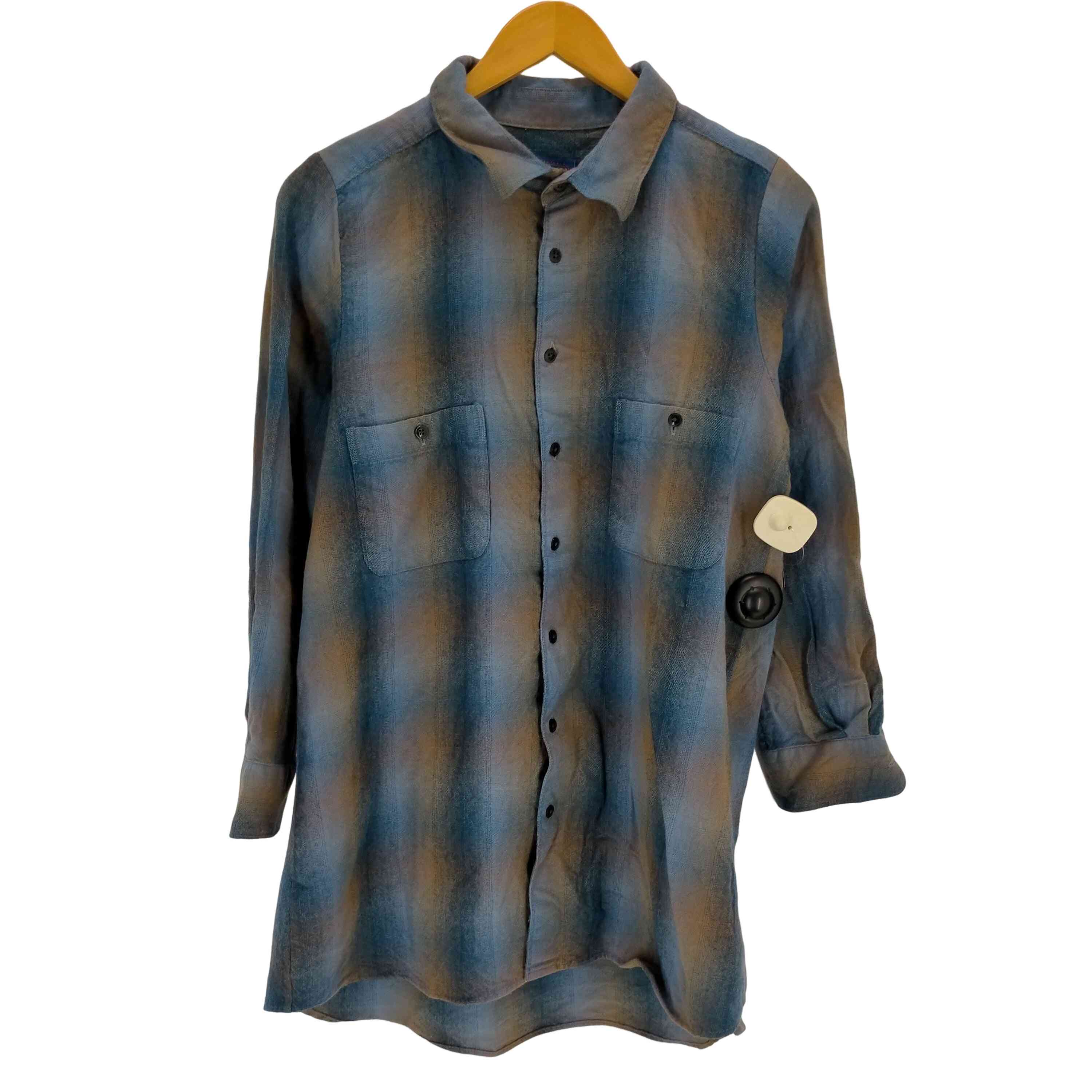 【中古】ペンドルトン PENDLETON USA製 ZEPHYR SHIRT オンブレチェック メンズ import：XXL ｜BAZZSTORE ブランド古着バズストア