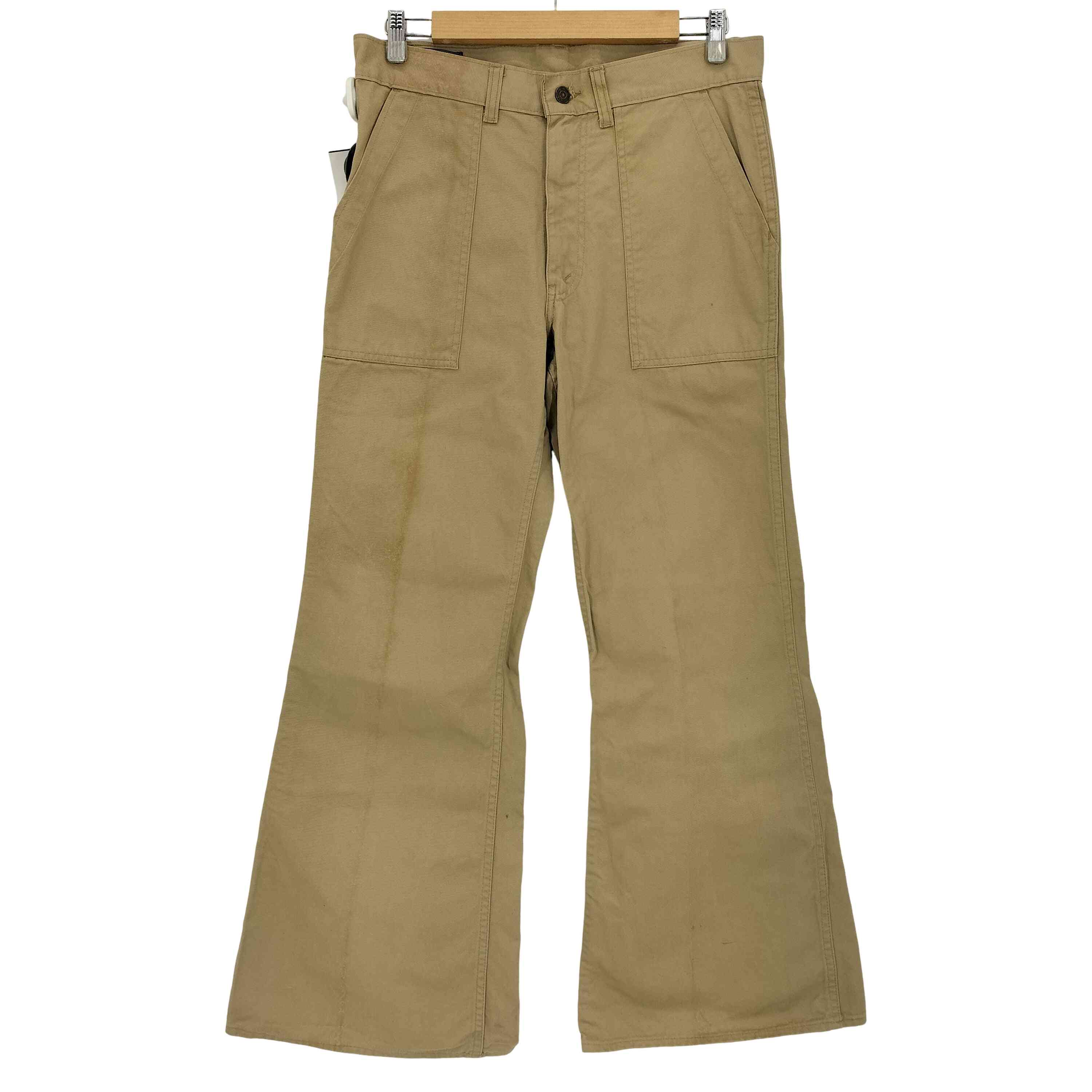 【中古】リーバイス Levis Fresh Produce 70s 42TALONジップ ボタン裏1刻印 ベイカー ベルボトム メンズ 表記無
