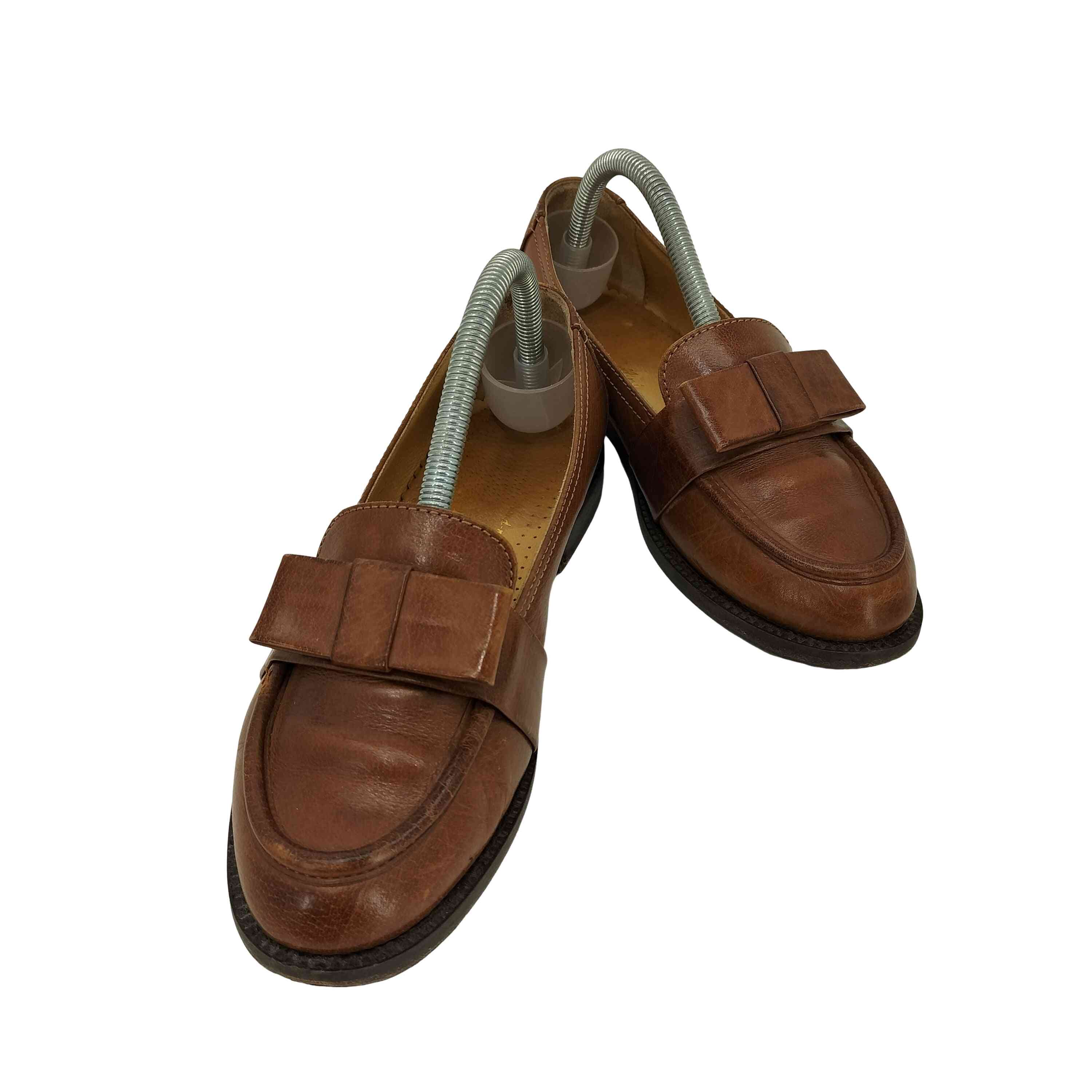 【中古】ディエゴベリーニ Diego Bellini オールなめし革 シュロの葉 置き目毛皮 レディース JPN：23
