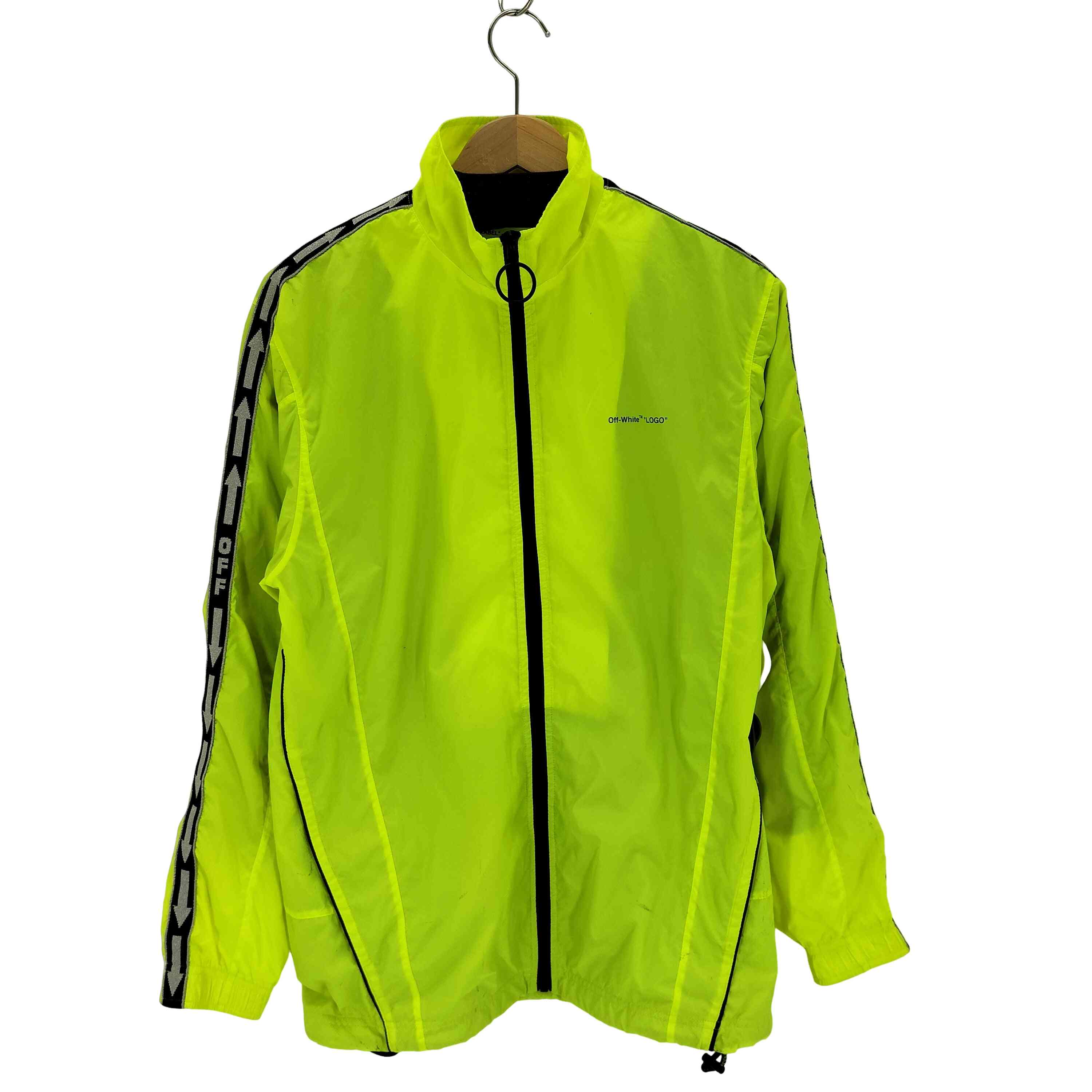 【中古】オフホワイト OFF-WHITE 19SS NYLON TRACKTOP メンズ import：M