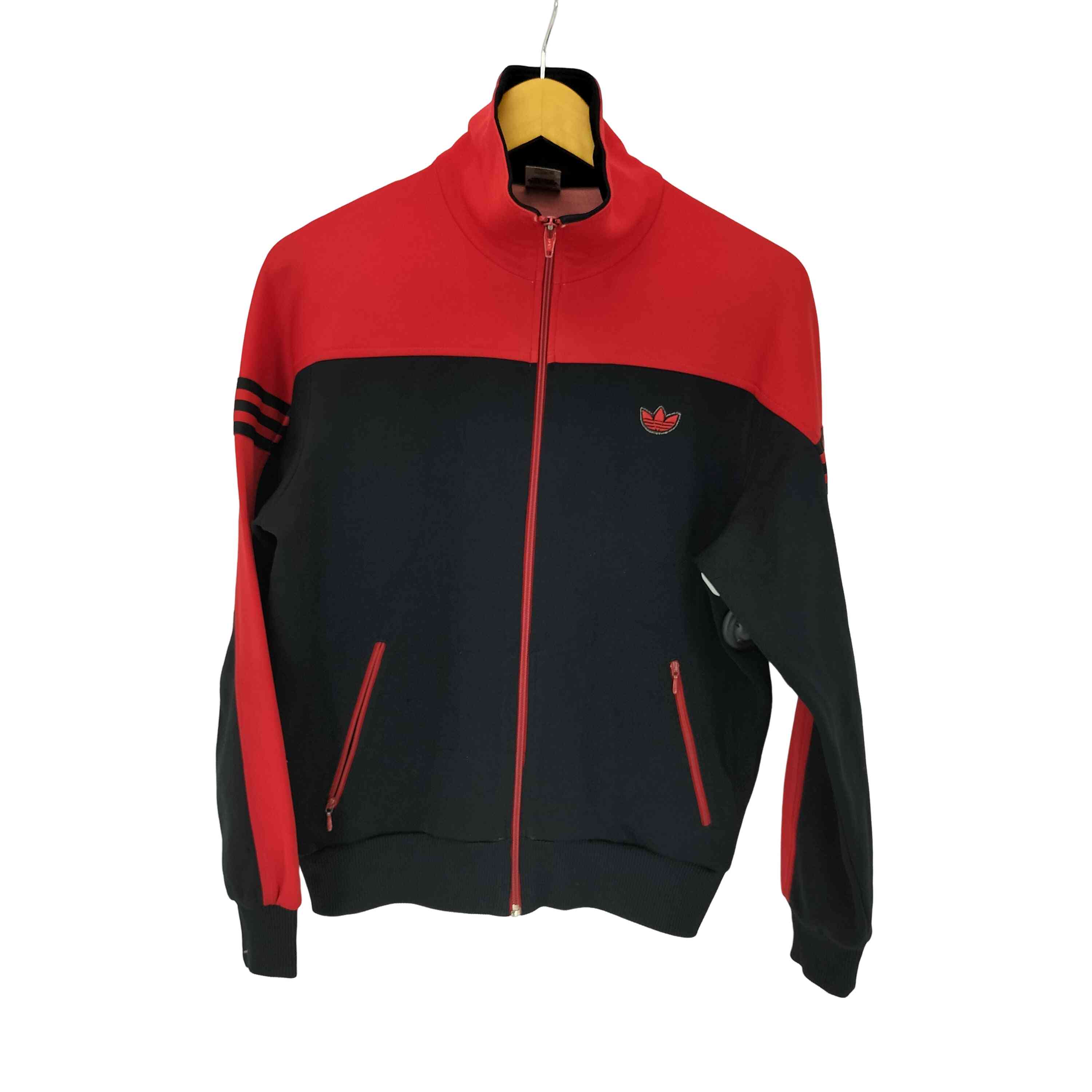 神配色 70s adidas トラックジャケット 西ドイツ製 グレー× ブラック 至高の逸品】70s80s西ドイツ製 adidas アディダス トラック