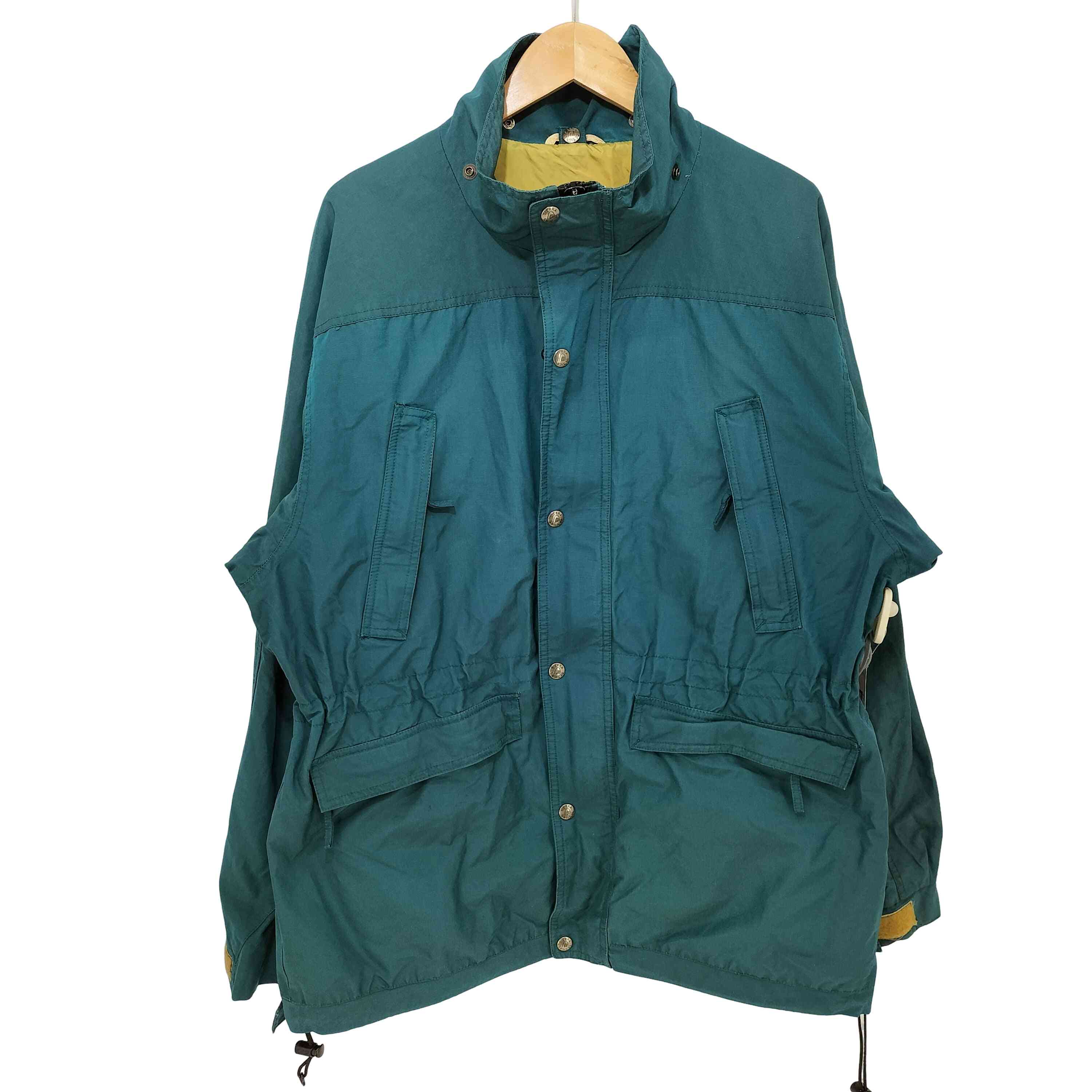 【中古】シェラデザイン SIERRA DESIGNS 90-2000s 裾ドローコード ナイロン マウンテンパーカー グースダウン メンズ import：L