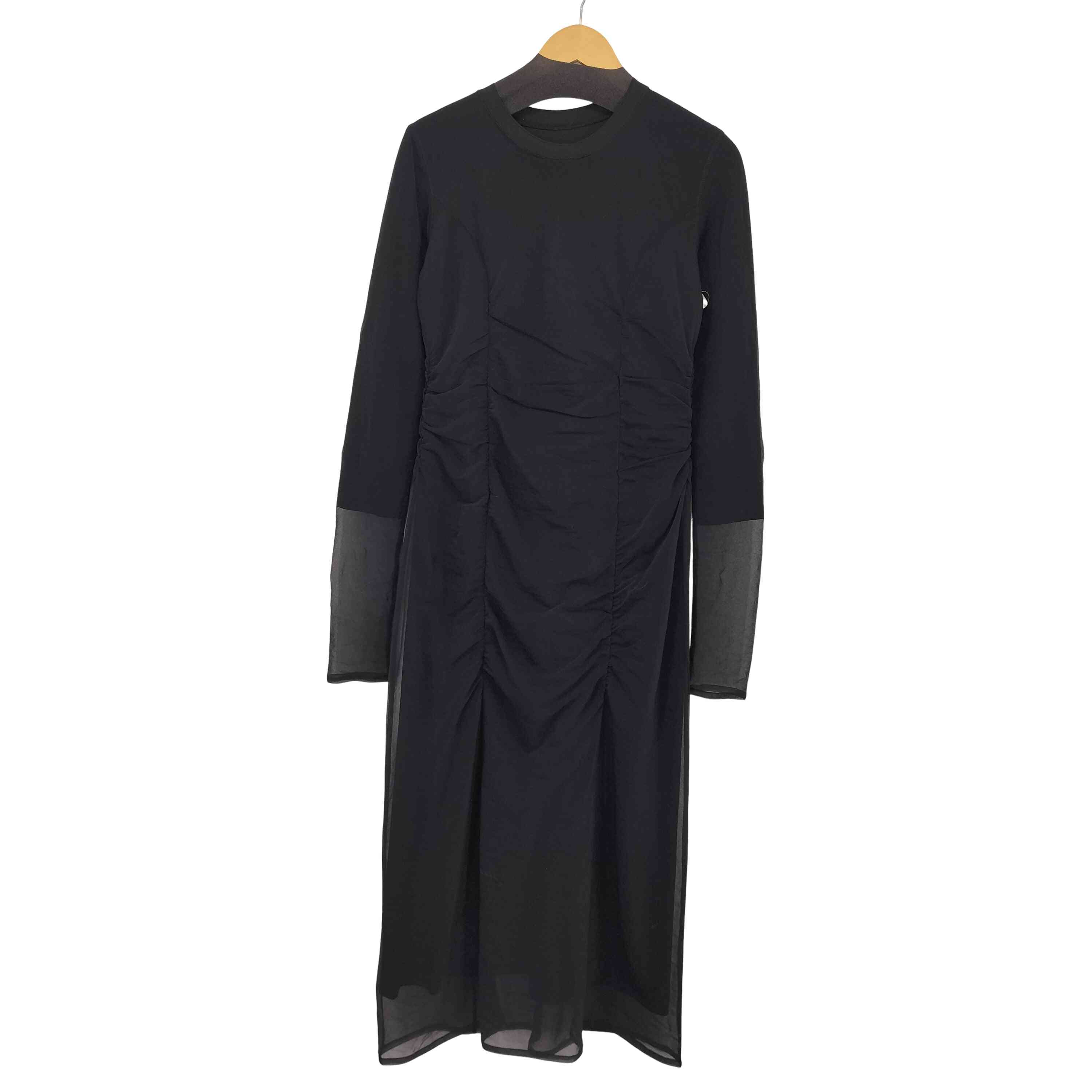 【中古】アダムエロペ Adam et Rope シアーコンビワンピース レディース FREE