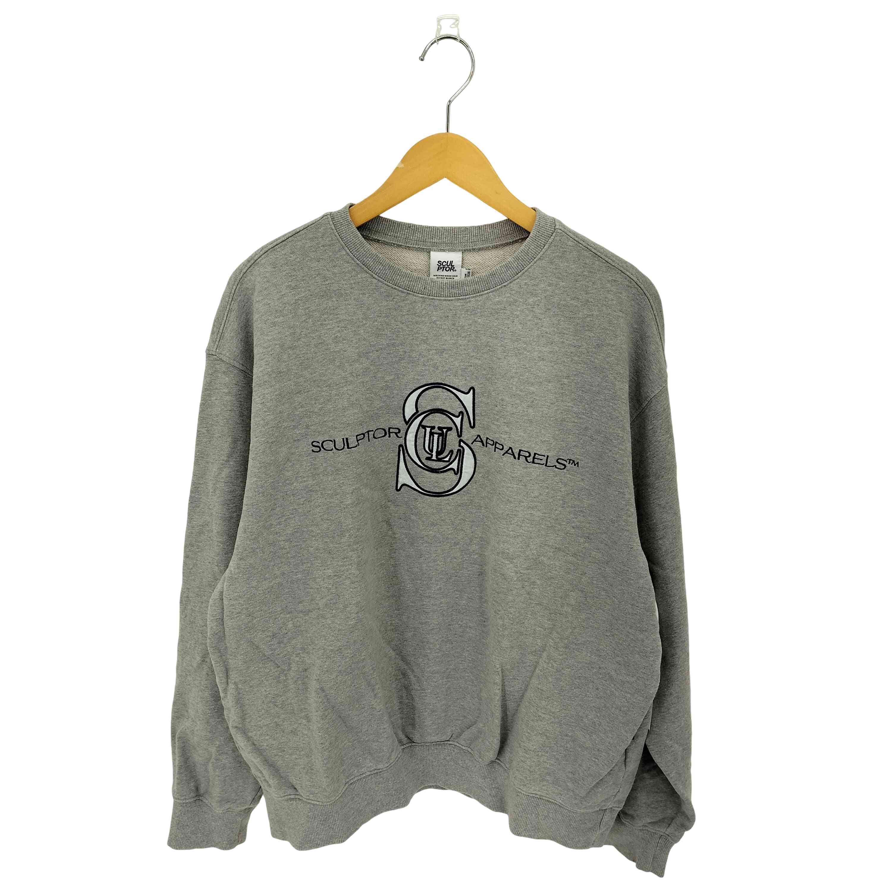 楽天市場】スカルプター ロゴ刺繍 長袖 トレーナー MEDIUM パープル