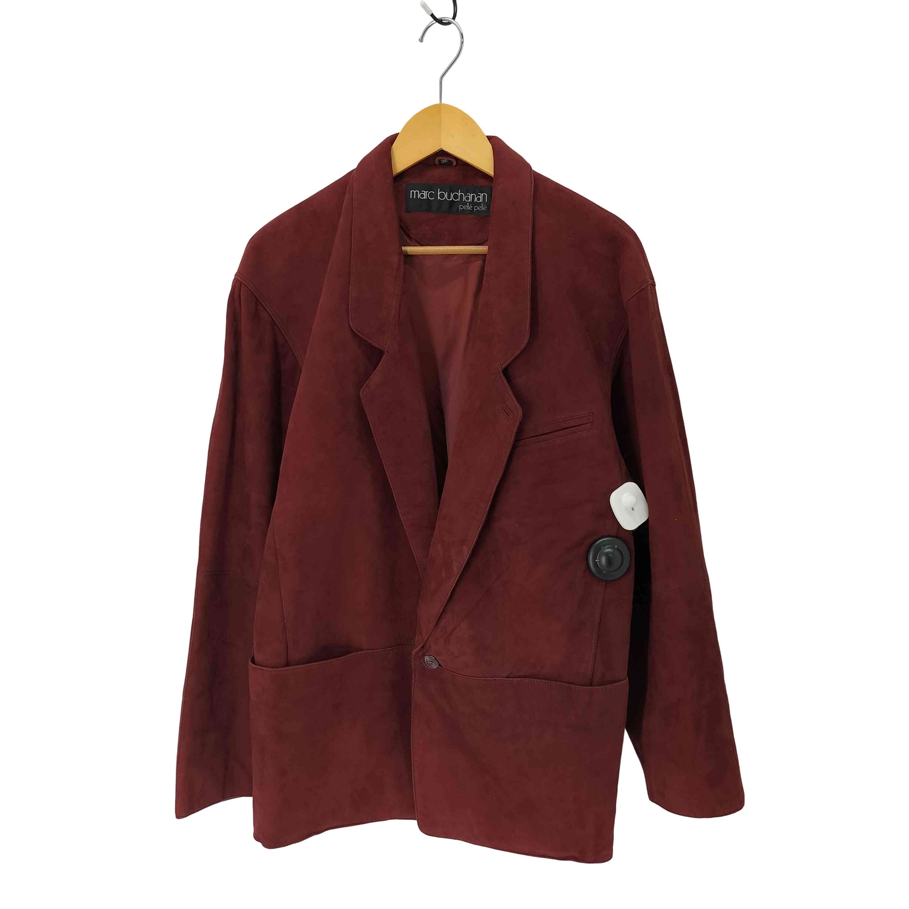 【中古】ペレペレ pelle pelle marc buchanan 90S レザー スウェード 総裏 1B テーラード ジャケット メンズ 36|BAZZSTORE ブランド古着バズストア