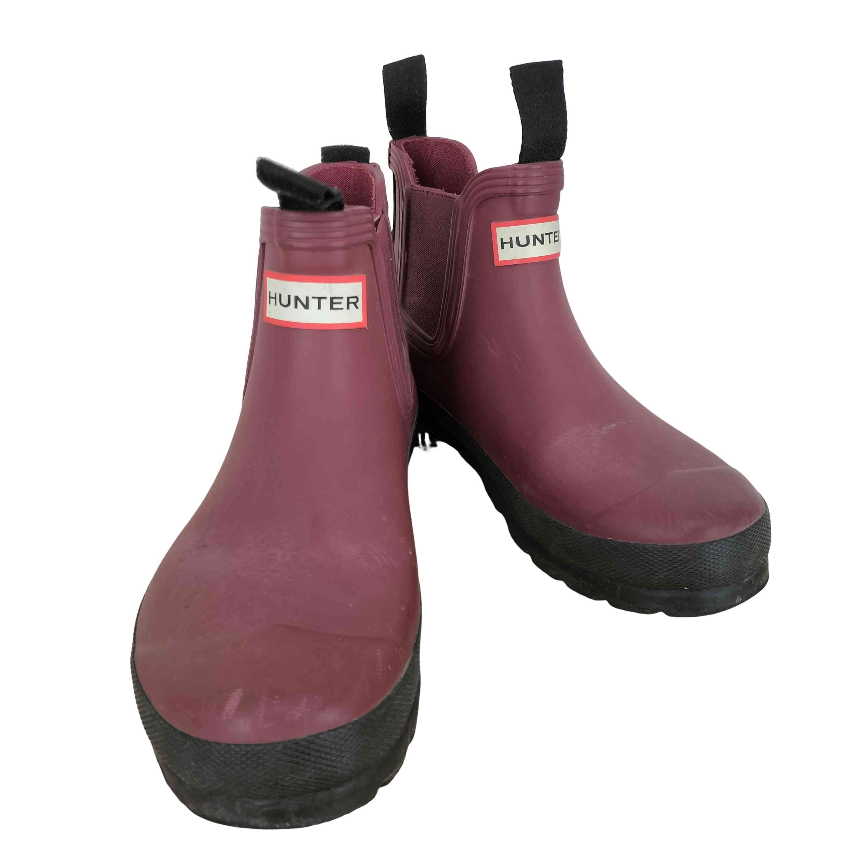 楽天市場】HUNTER ハンター ブーツ レインブーツ ブラック 黒 UK3(22.0