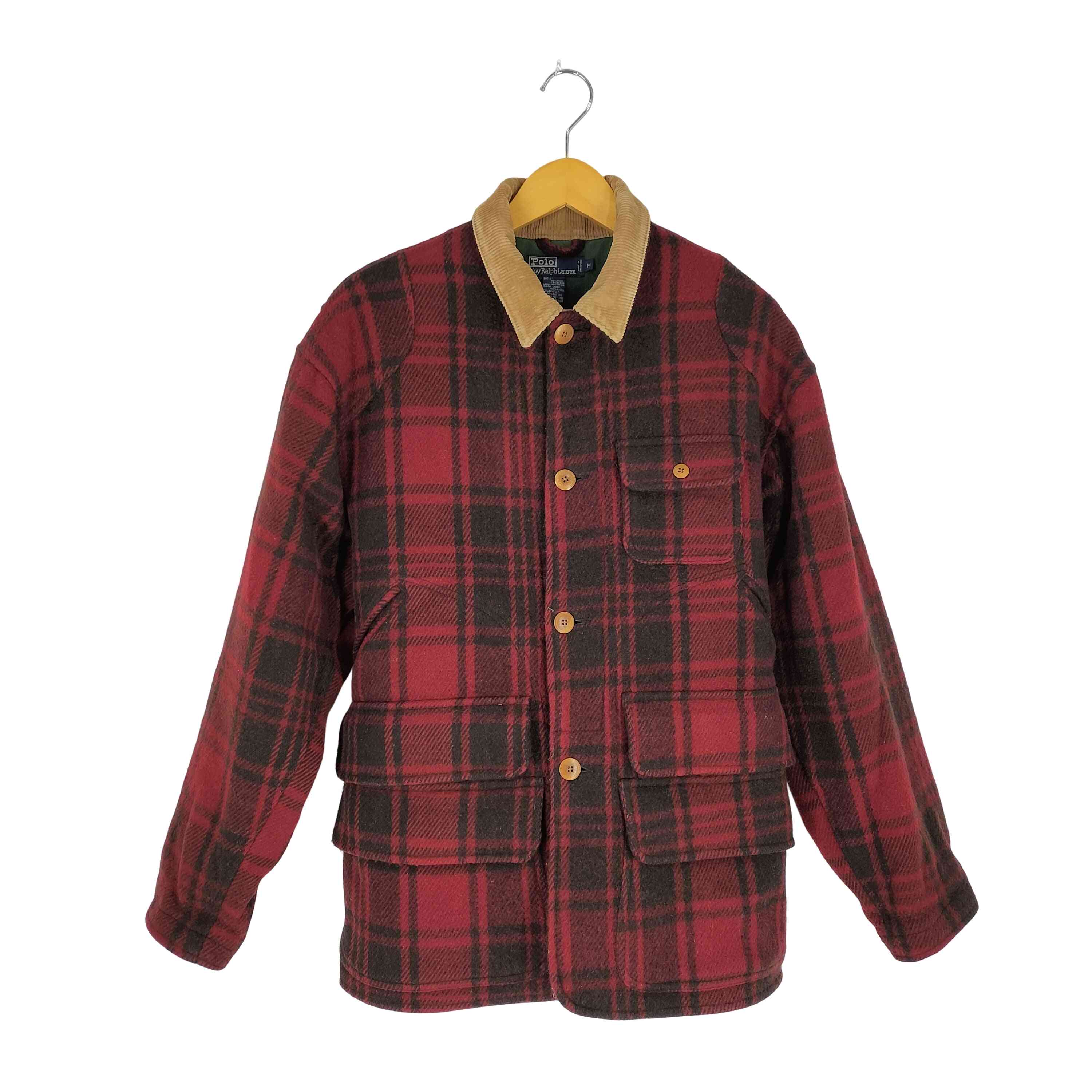 楽天市場】Polo Ralph Lauren Pique Hunting Jacket 茶 M ポロラルフ