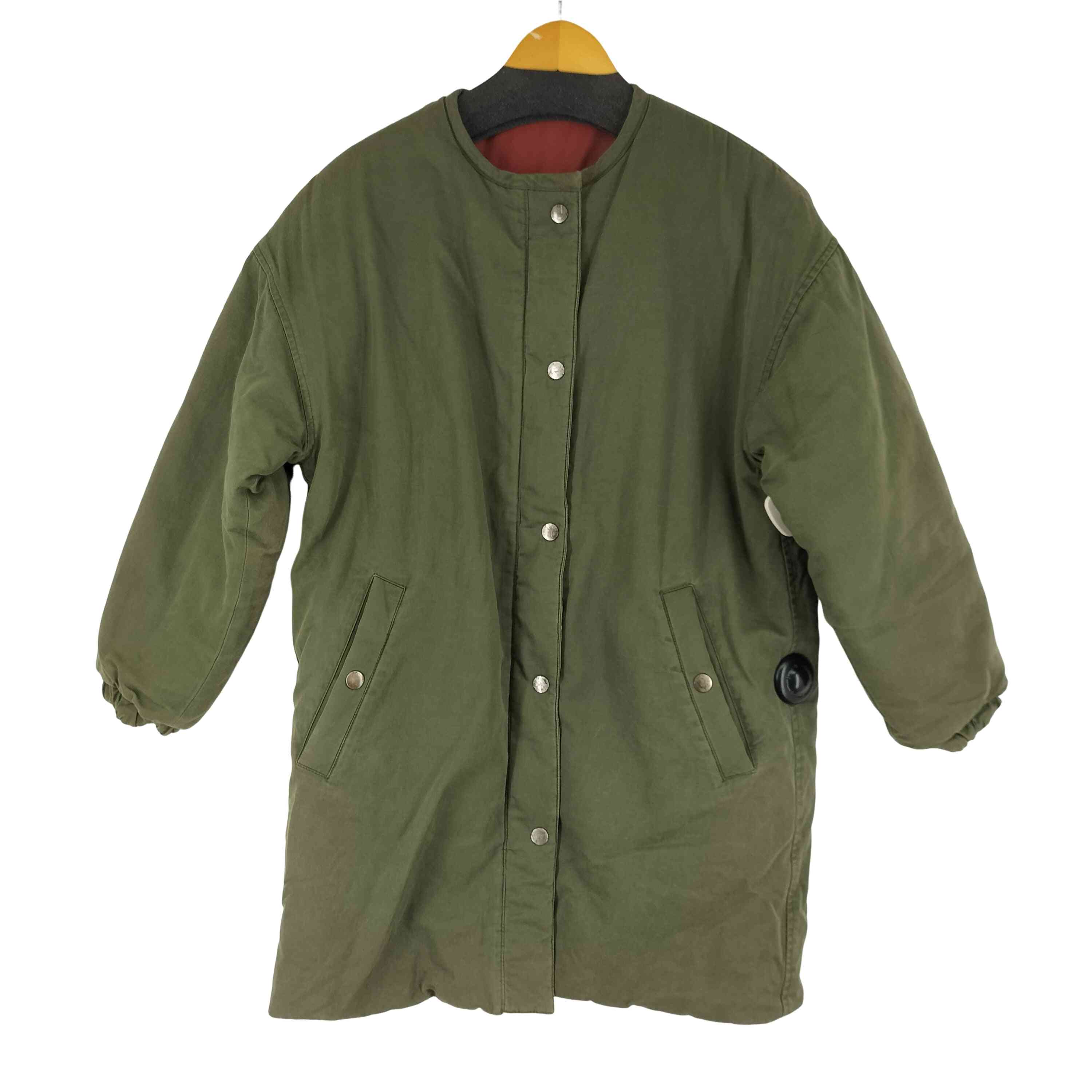 【中古】イザベルマラン ISABEL MARANT 否色合い リヴァーシブル 中綿 厚地の外套 レディース  34