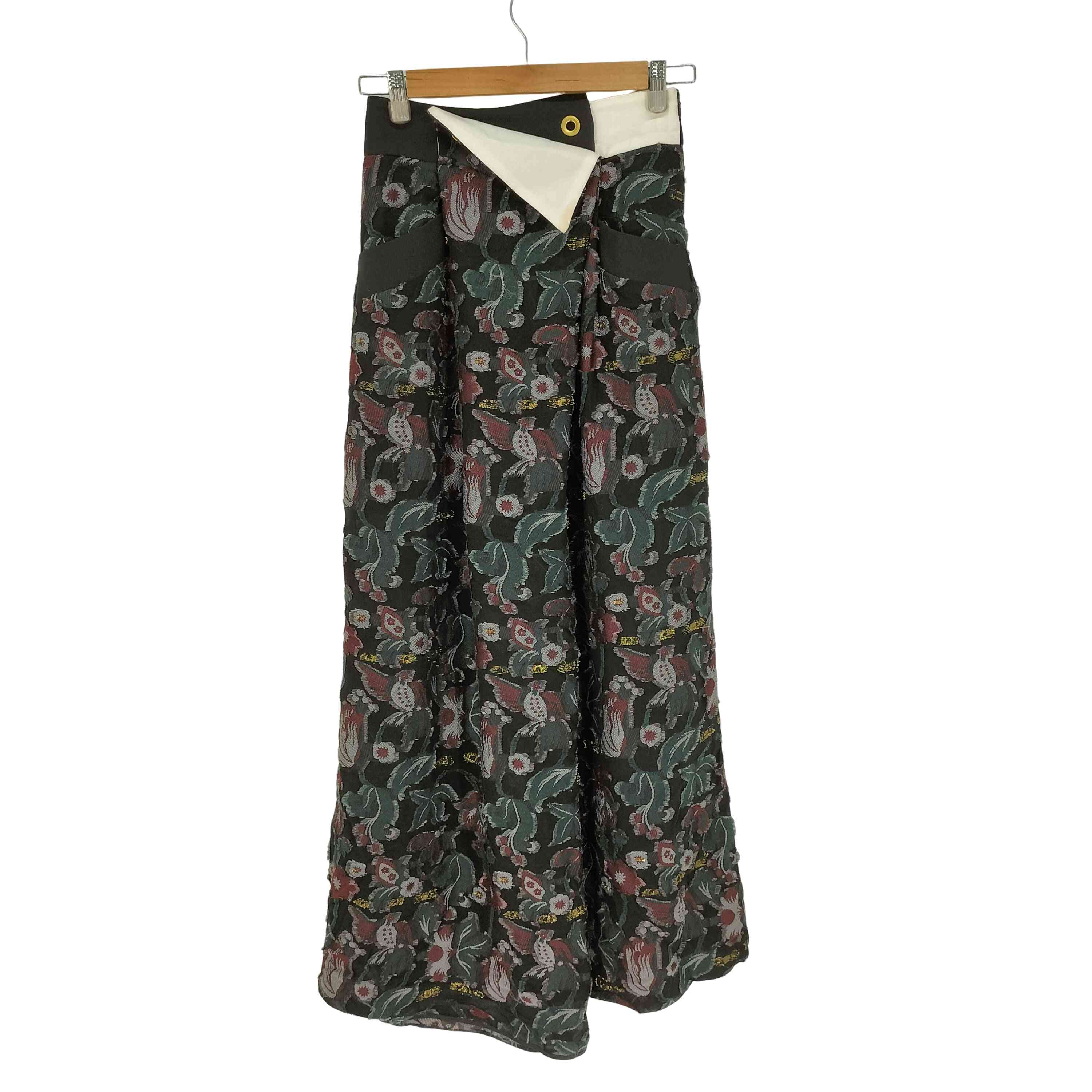 【中古】マメクロゴウチ Mame Kurogouchi Floral Cut Jacquard pants レディース JPN:1 |BAZZSTORE ブランド古着バズストア