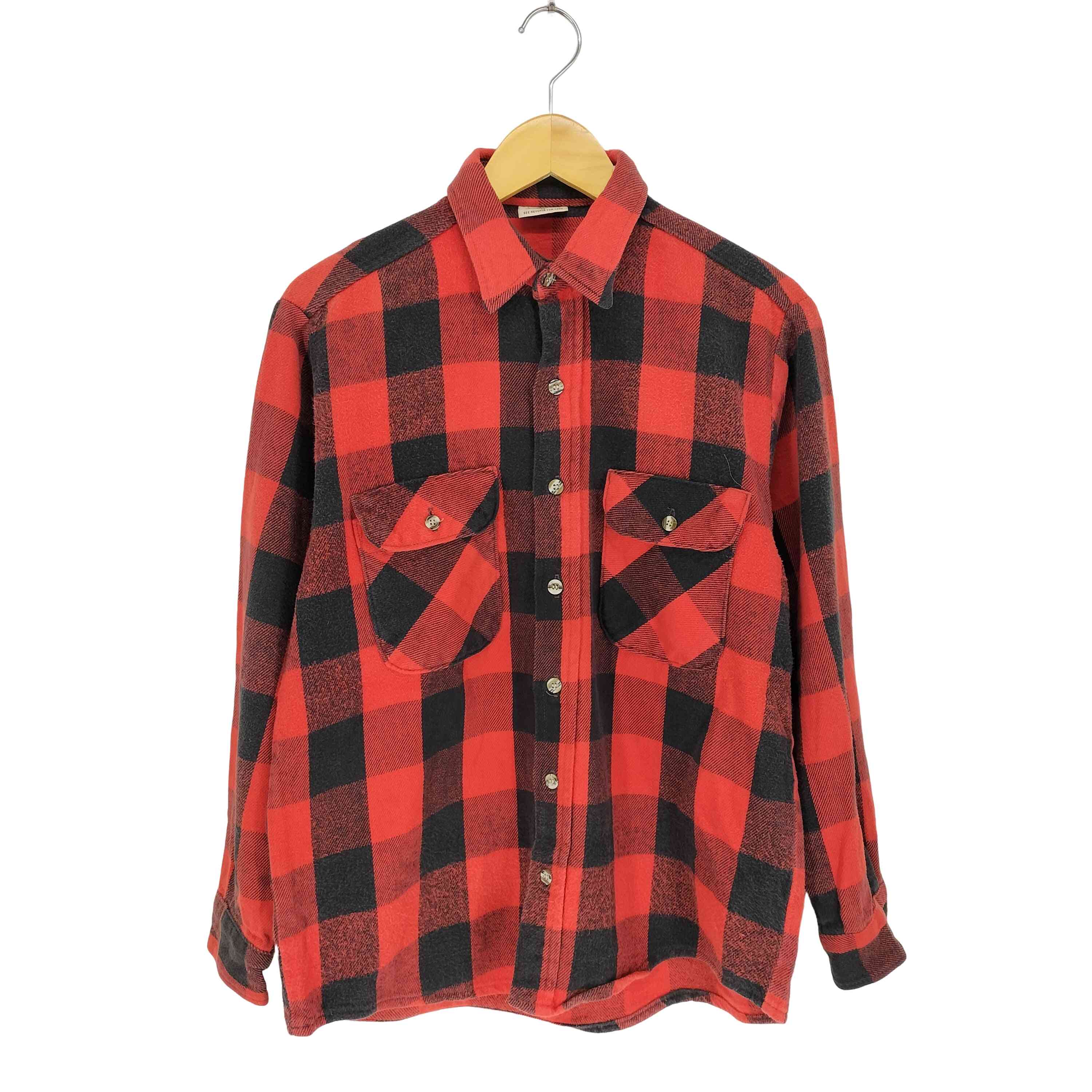 【中古】ファイブブラザー FIVE BROTHER 90s~ チェックネルシャツ メンズ JPN：M