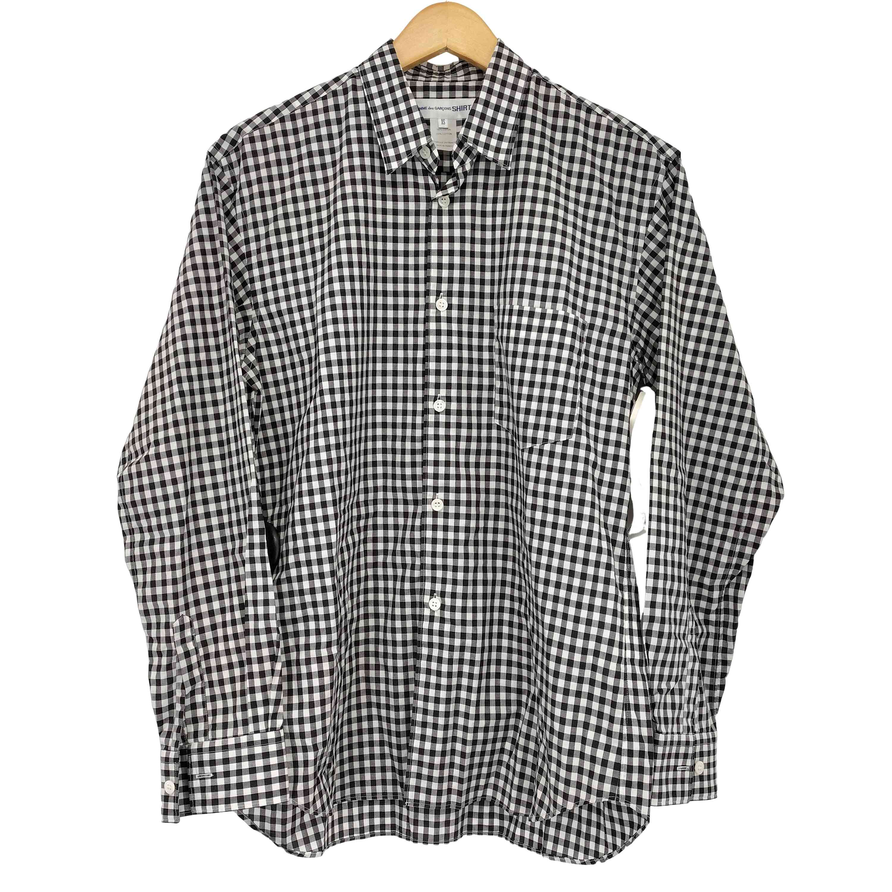 【中古】コムデギャルソンシャツ COMME des GARCONS SHIRT Cotton Small Check Shirt ギンガム照合のしるし メンズ JPN：XS メンズファッション-トップス